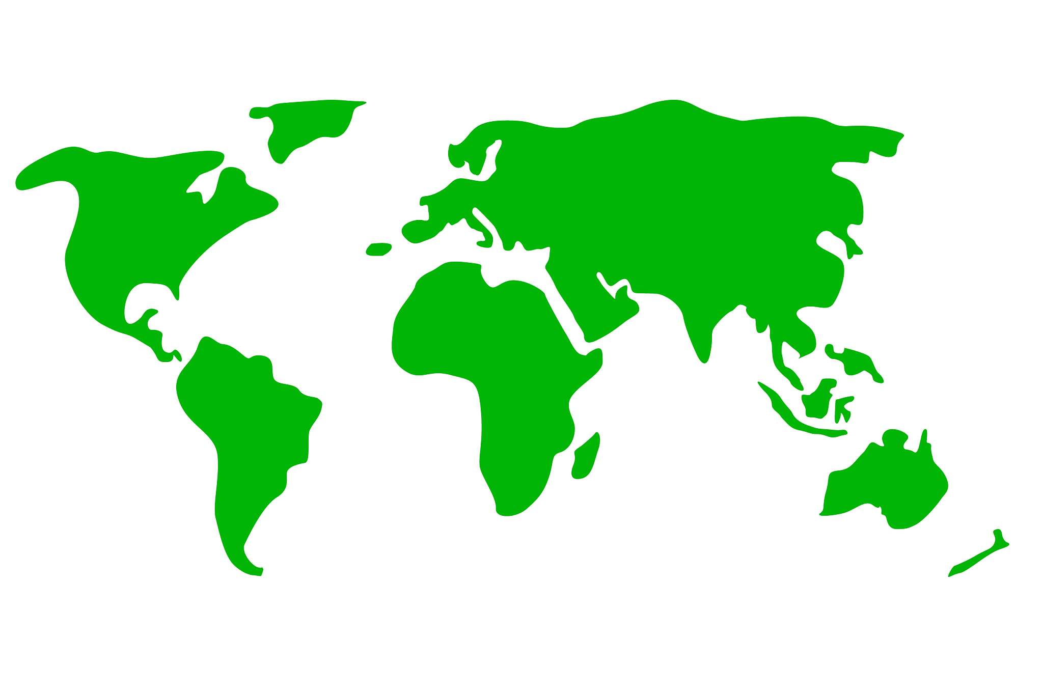 colorful world map