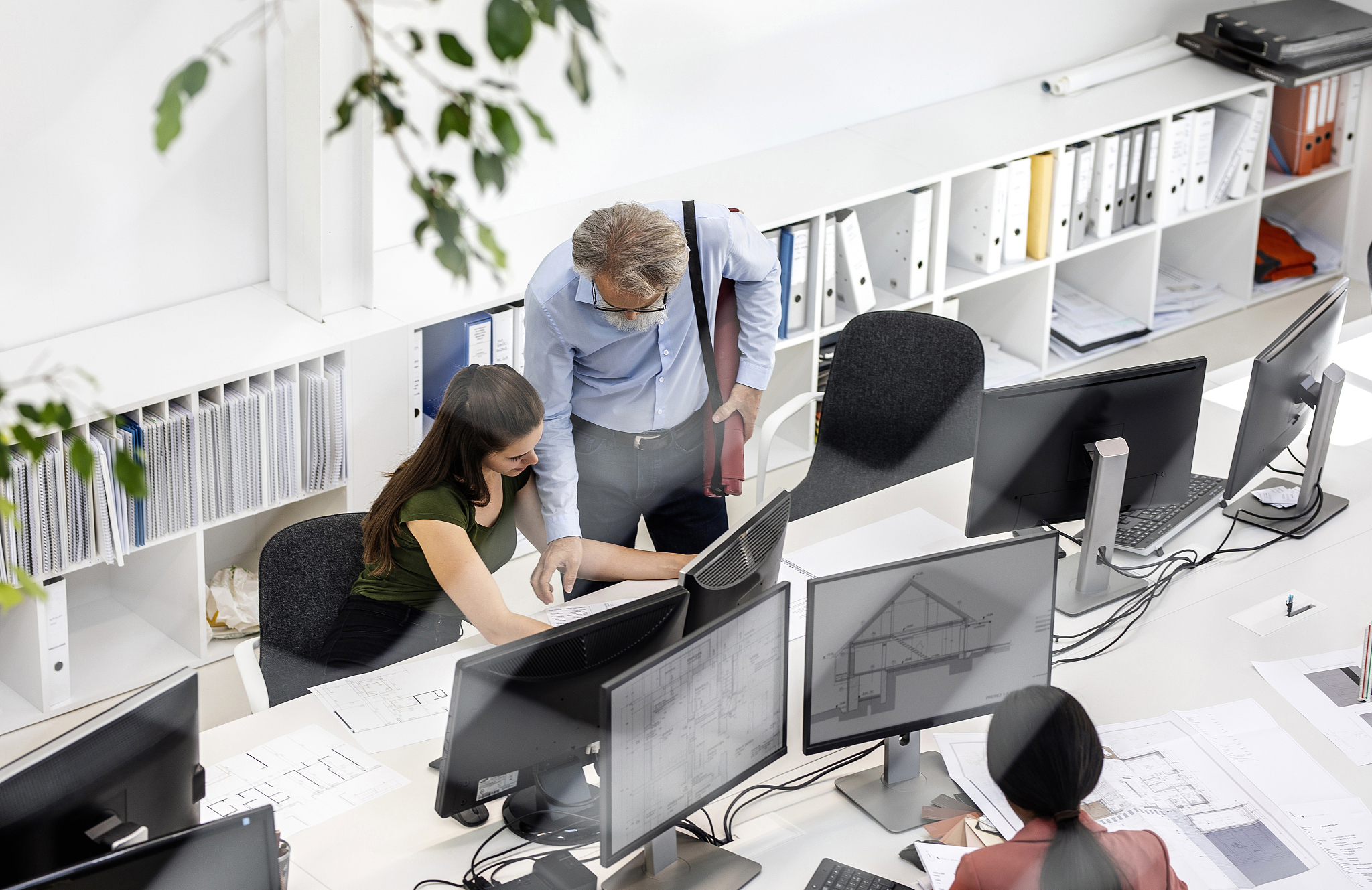 business people working in the office