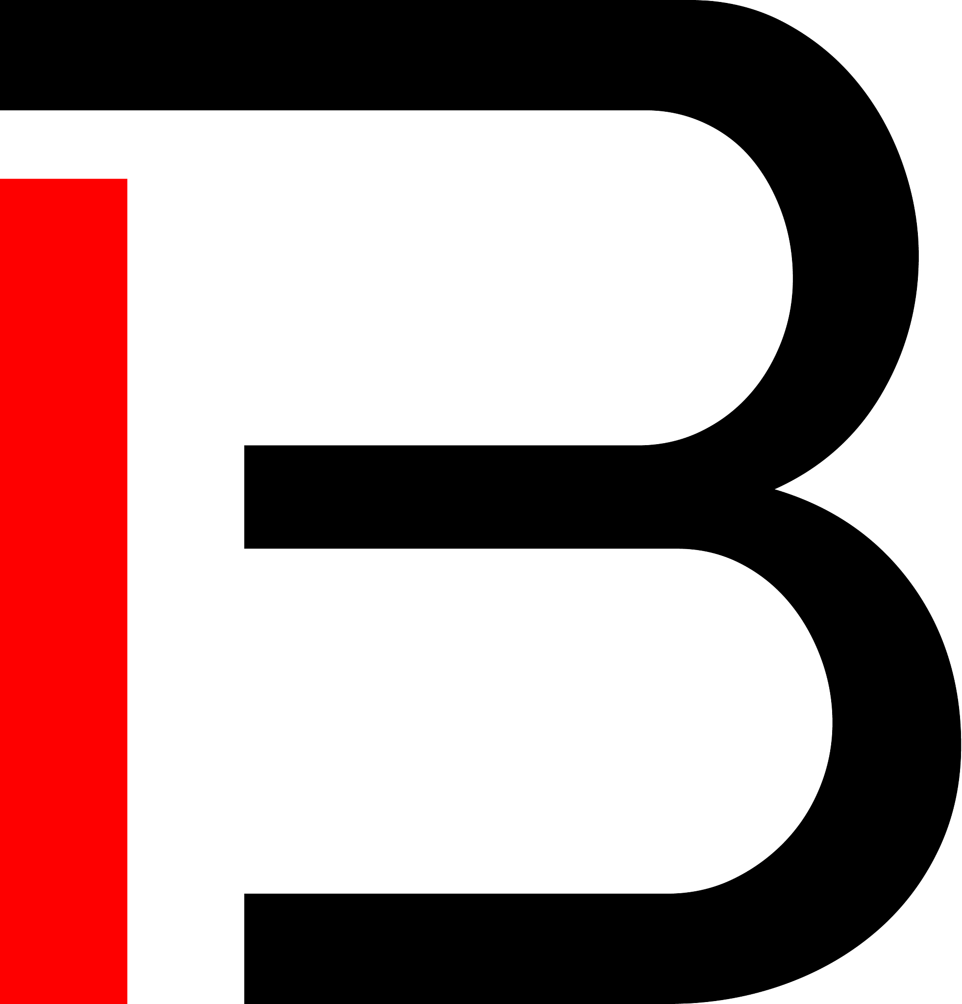 initial letter ib logo template design
