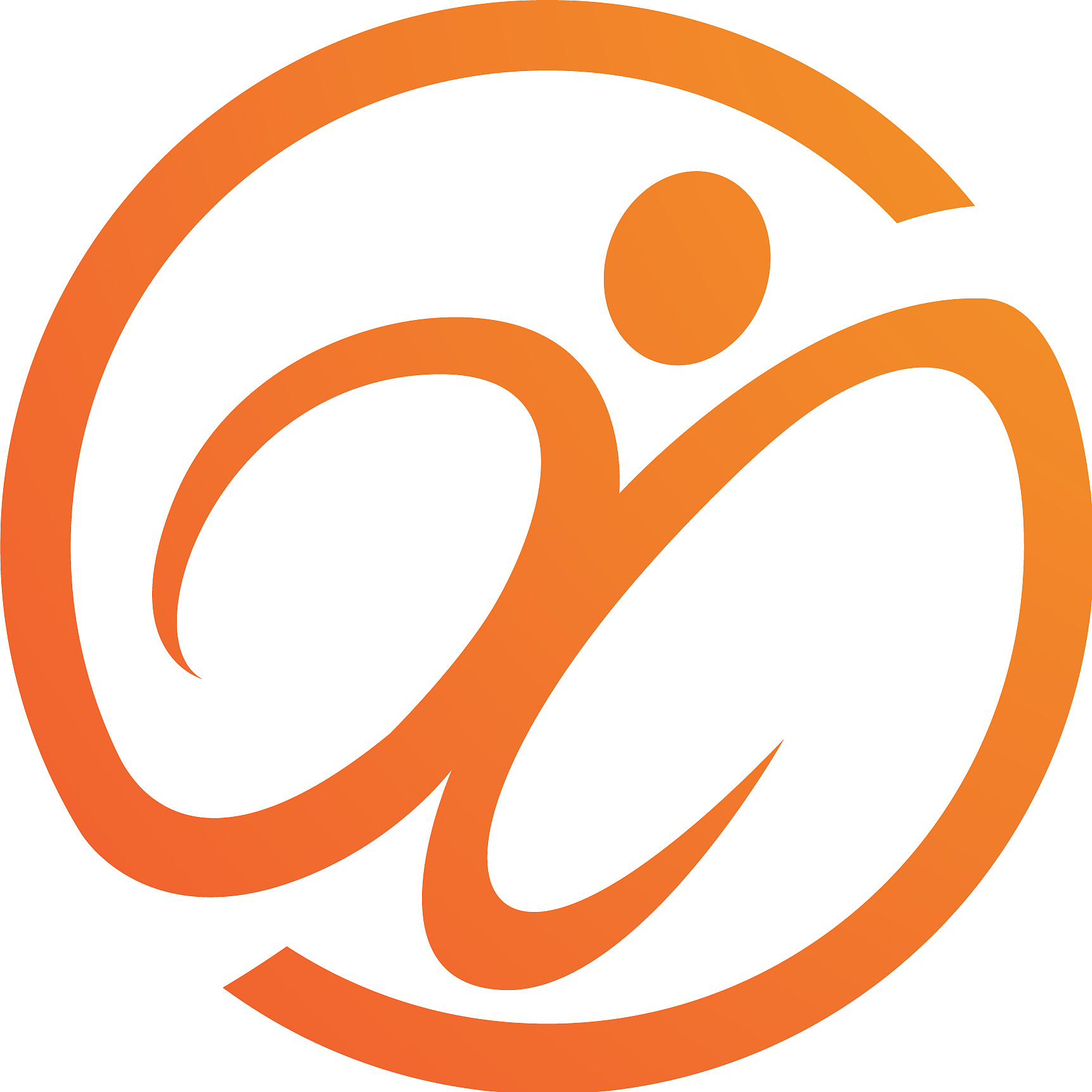 human character logo sign health care logo sign