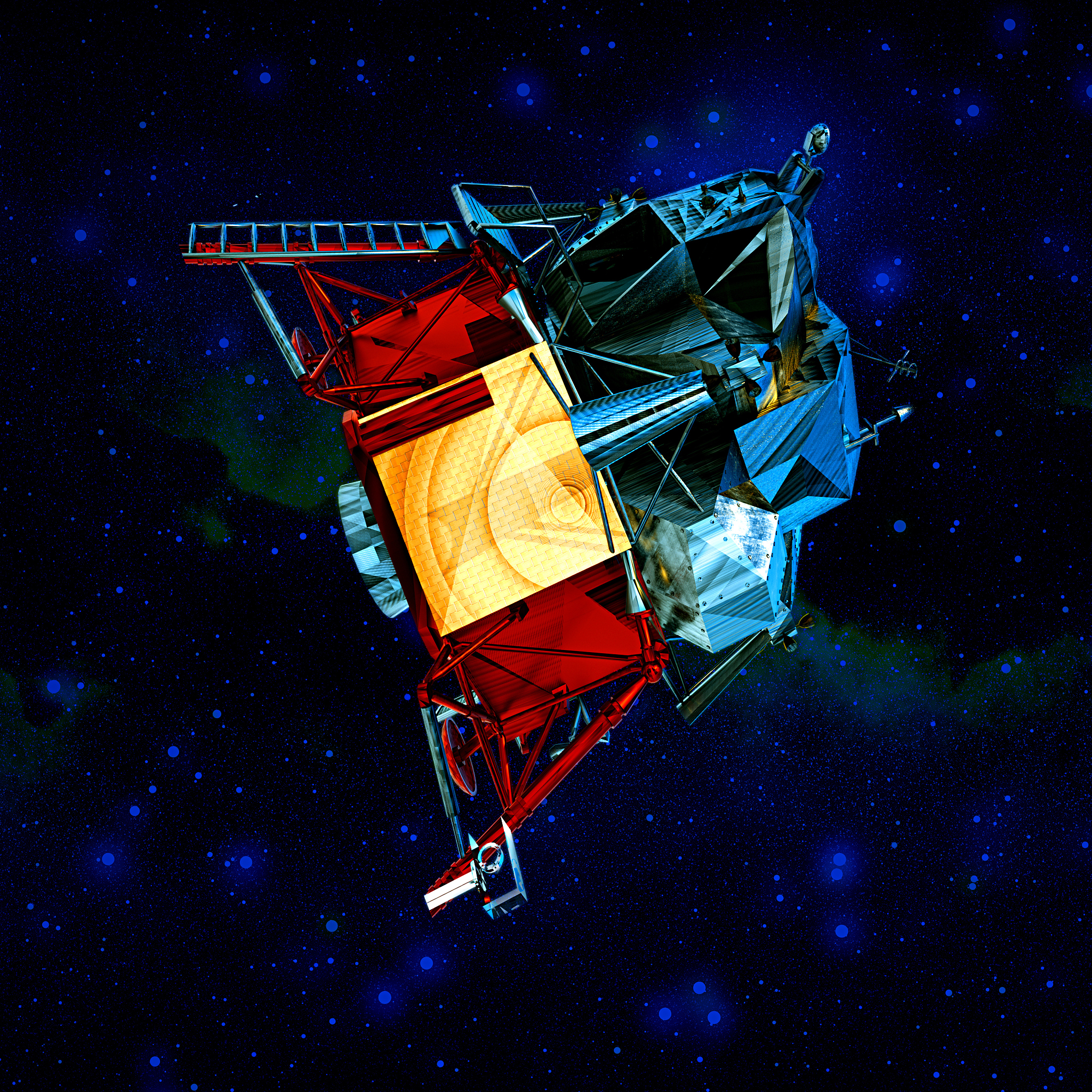 反射镜重力卸载方案：减少太空垃圾的关键技术