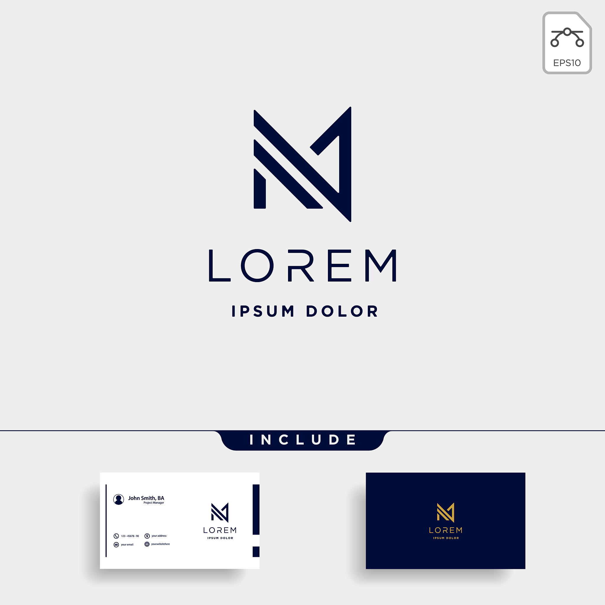 letter m mm monogram logo design minimal