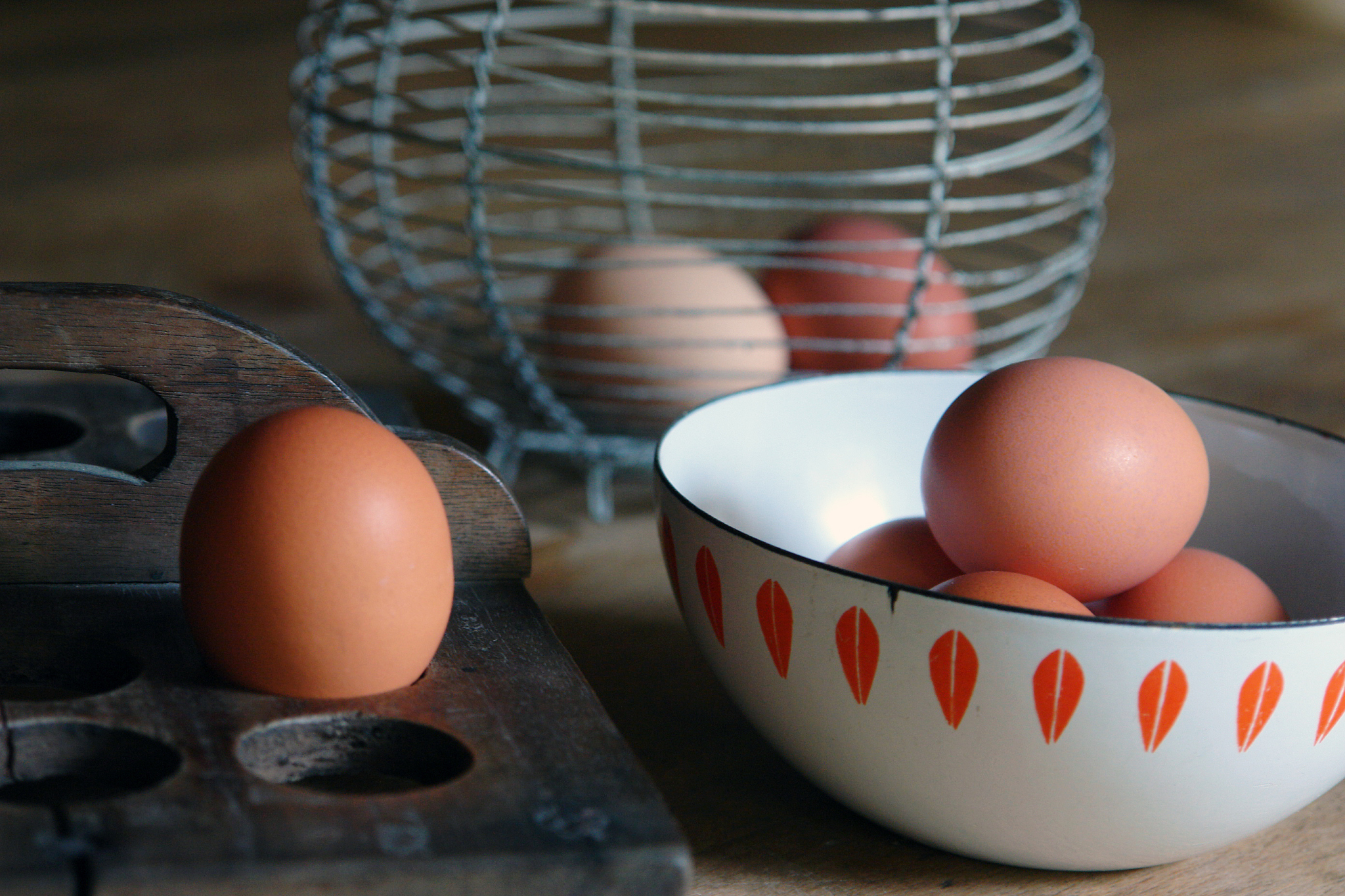 collection of eggs