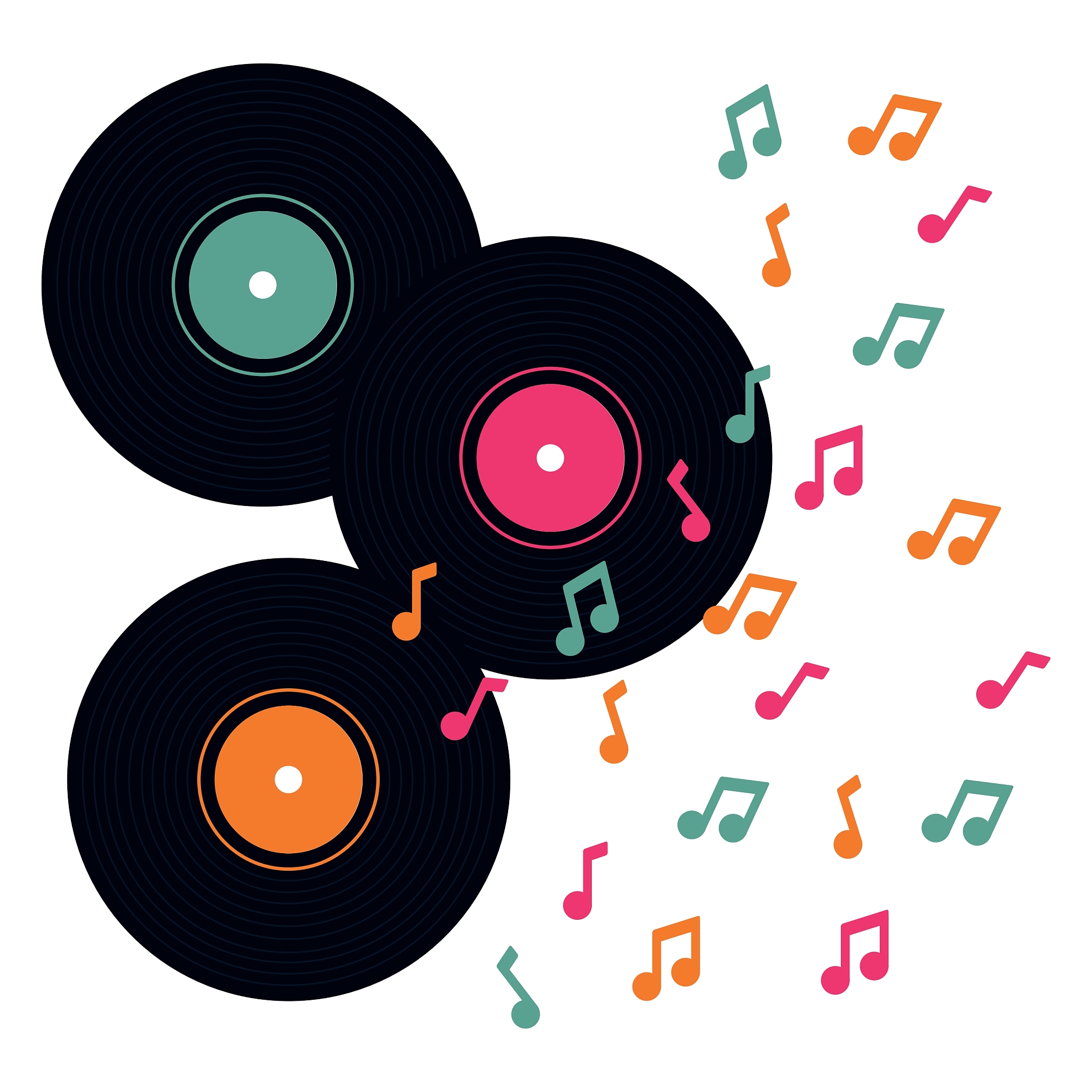 graphic design of music online