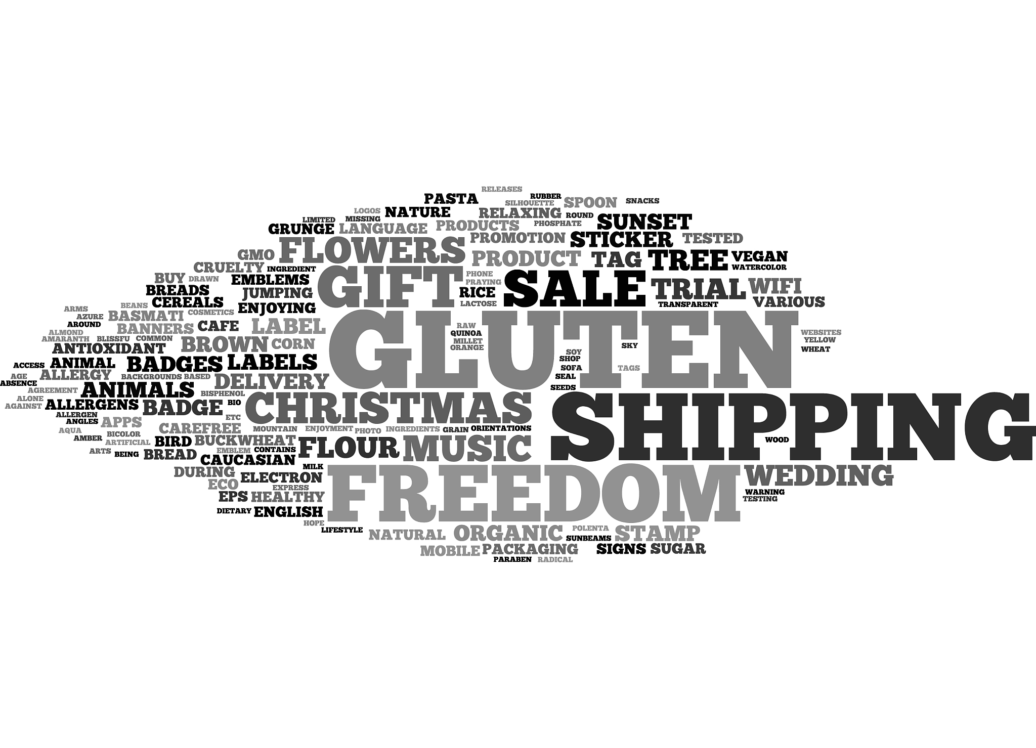 free word cloud concept