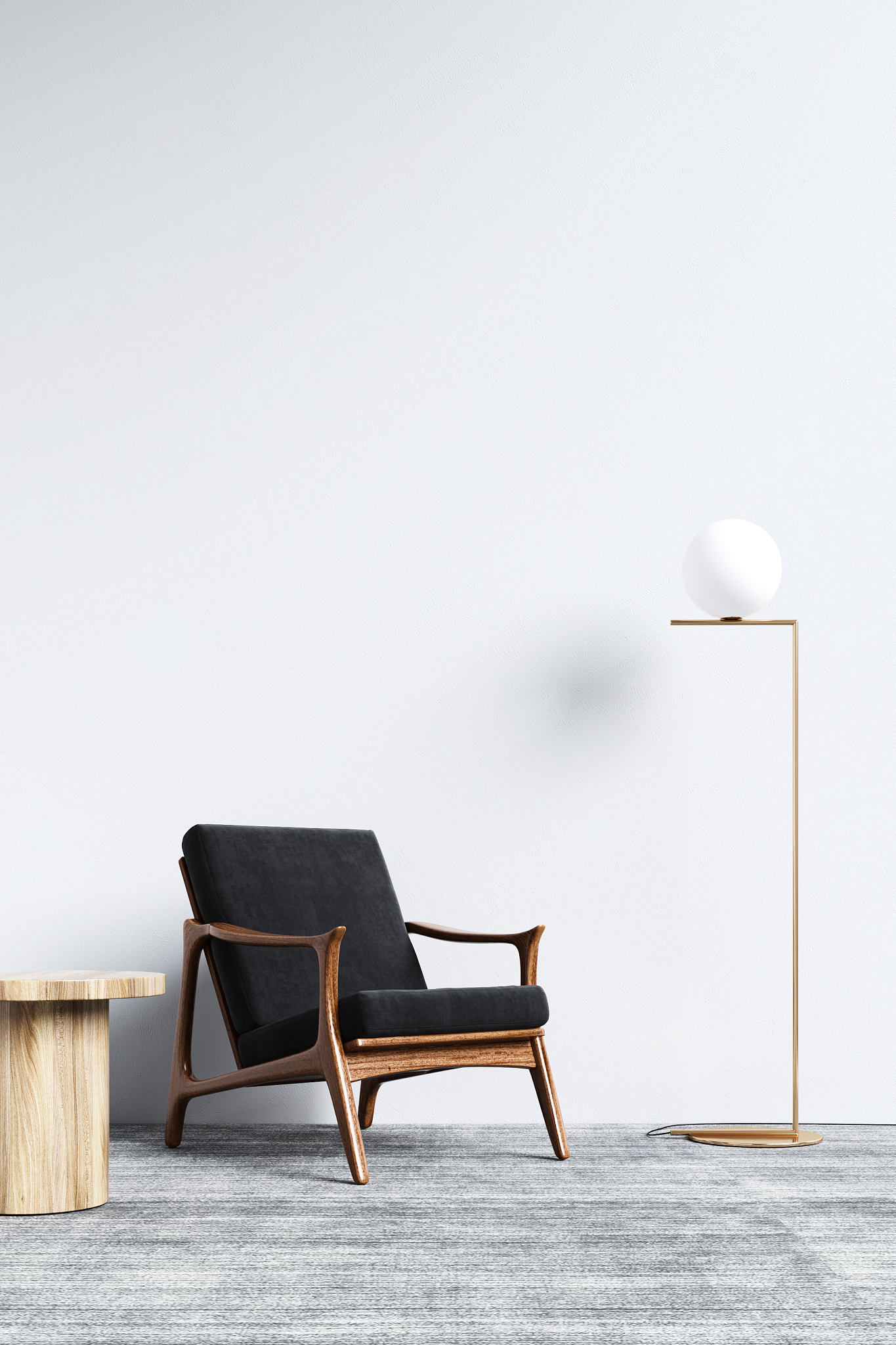 interior wallpaper mockup
