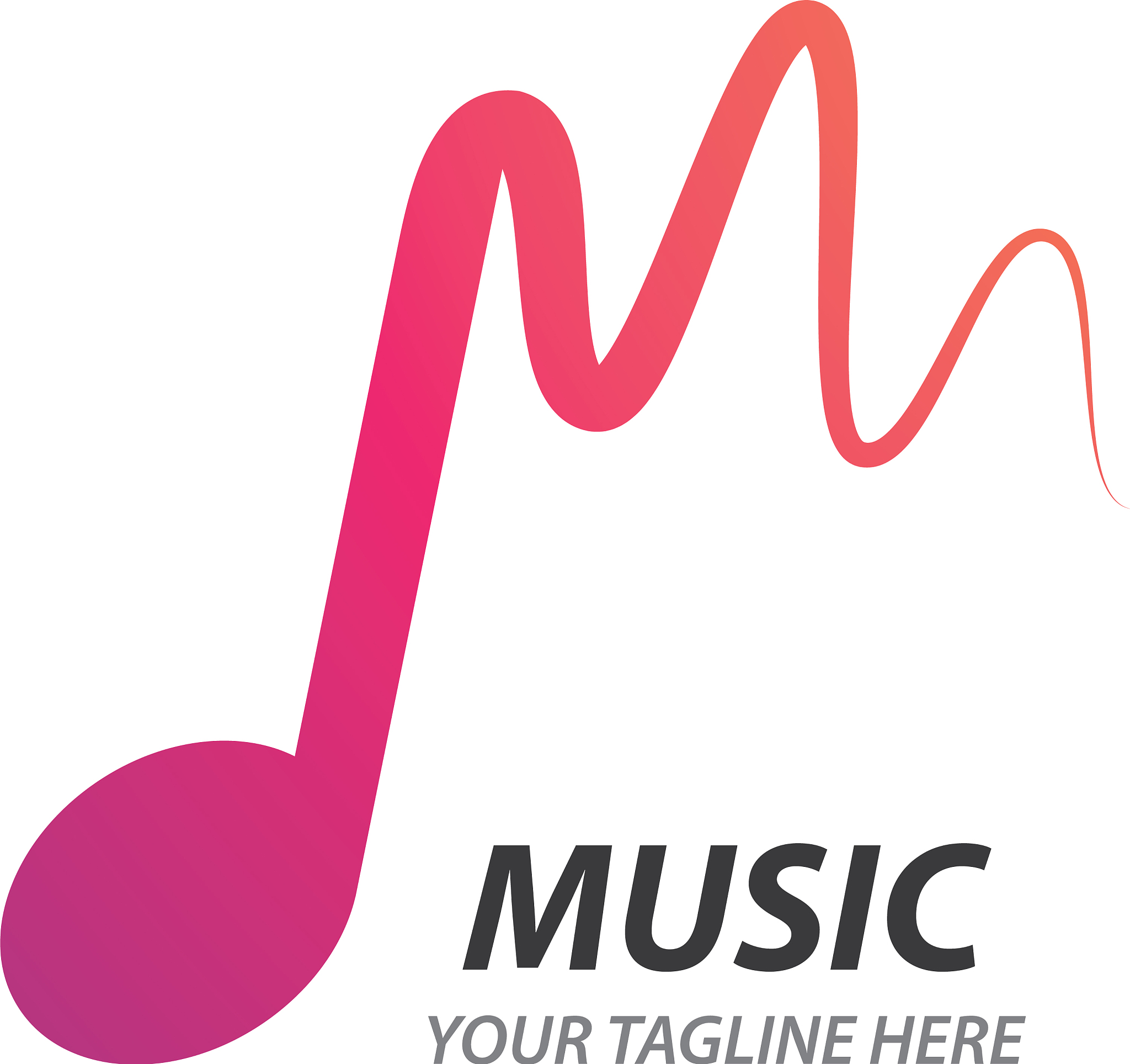 music note logo