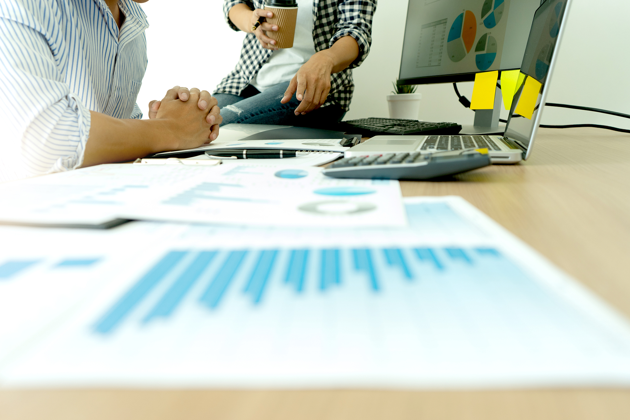 business meeting businessman and businesswoman