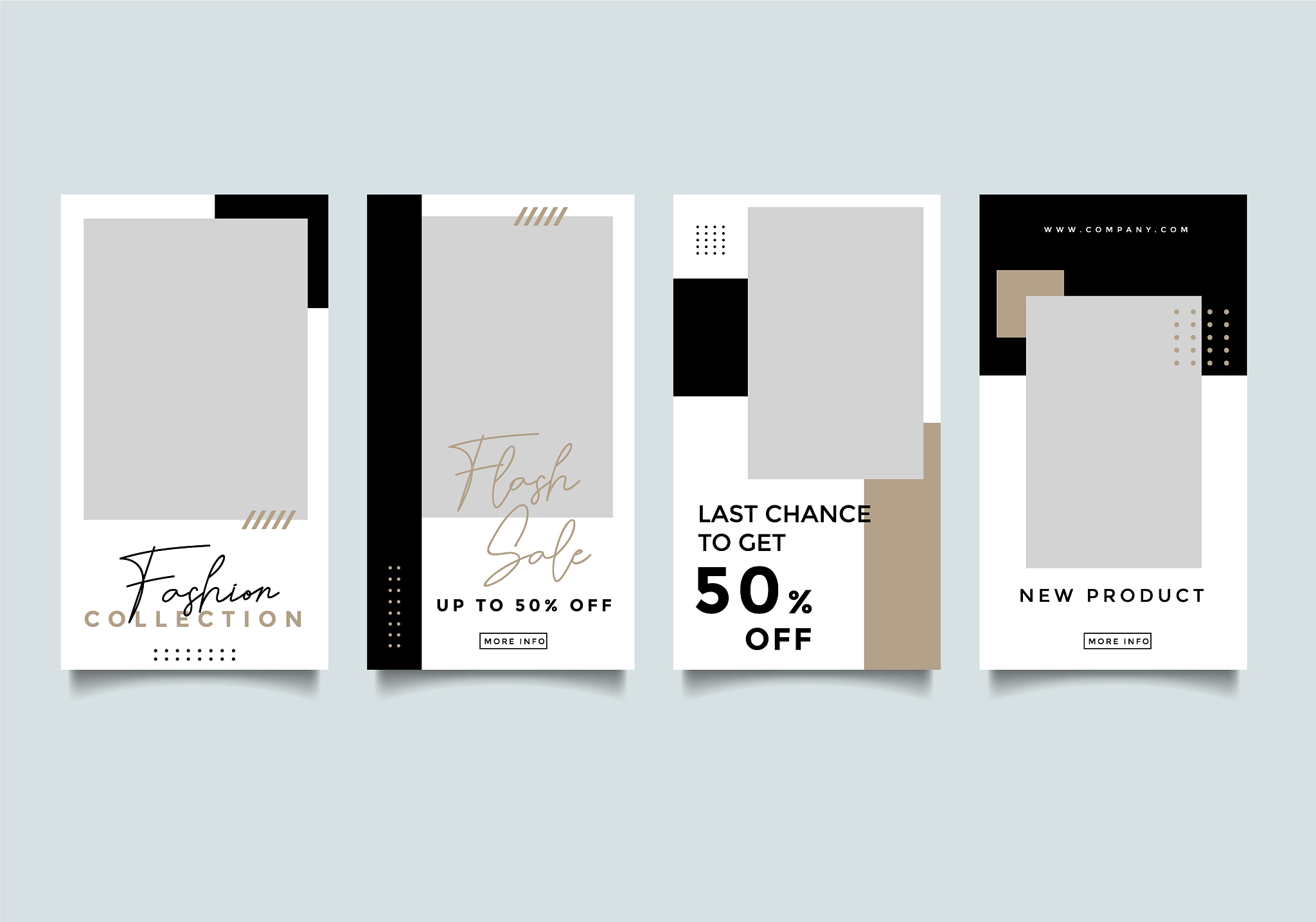 social media stories template pack