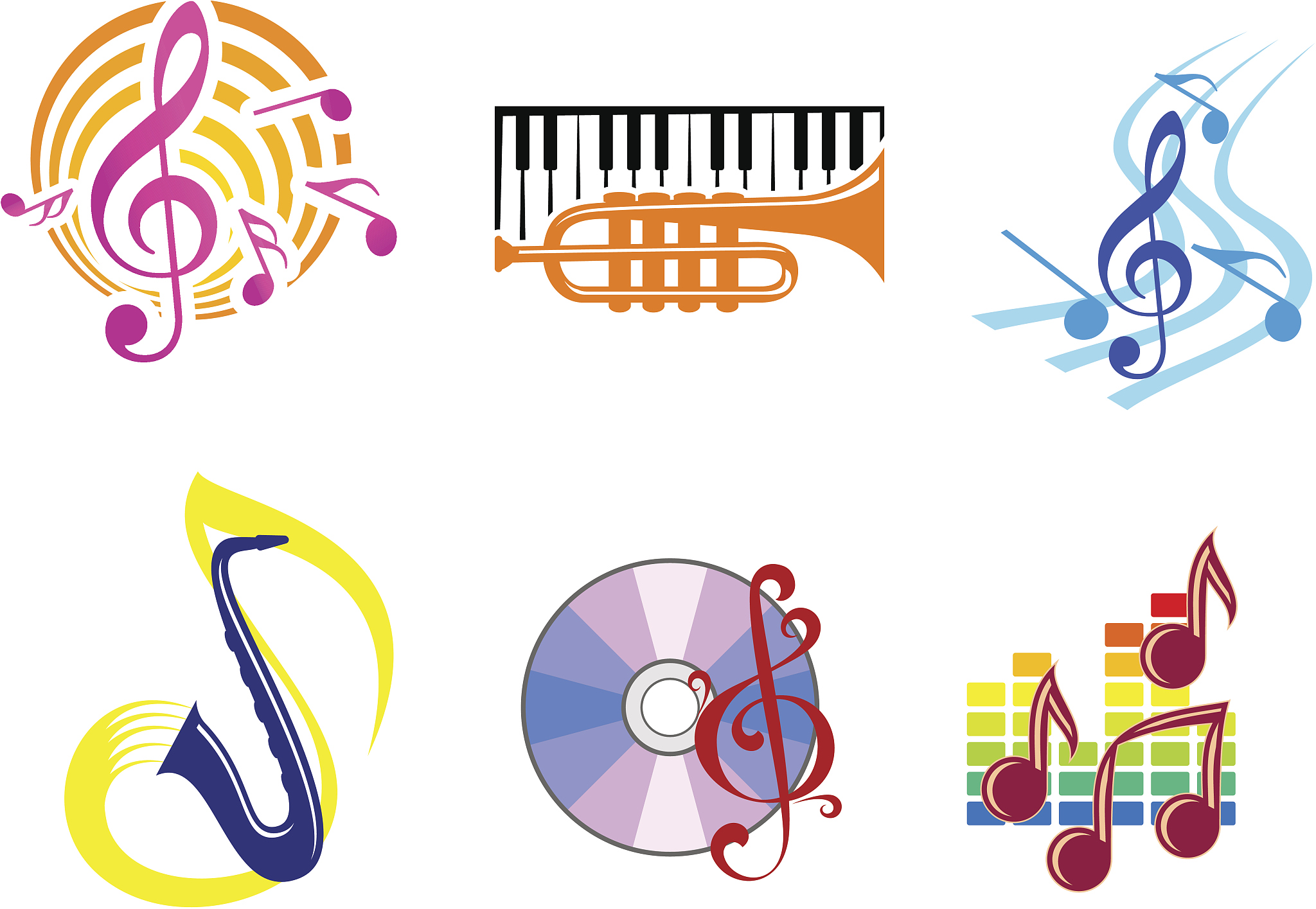musical symbols and emblems
