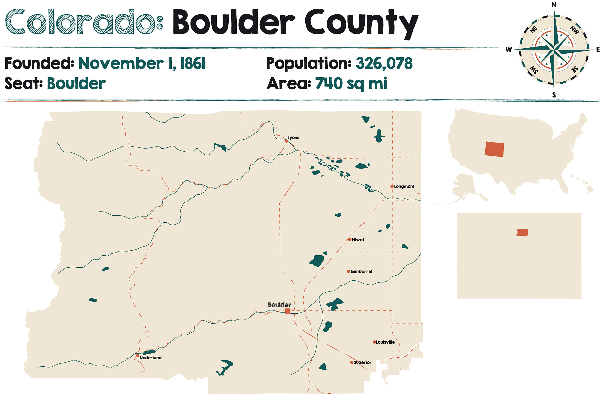 map boulder county in colorado