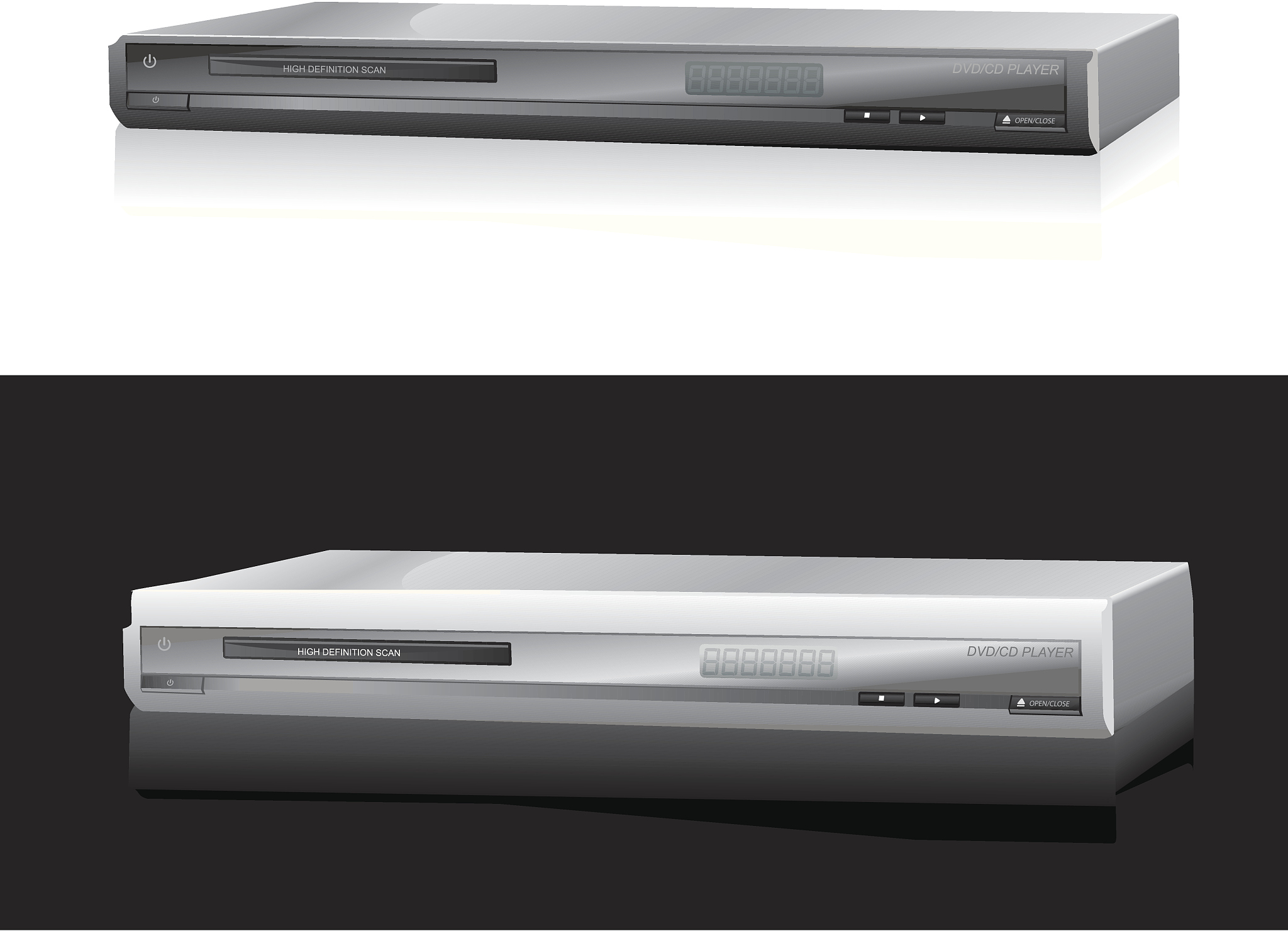 没有显示屏、电源和遥控器的DVD机：更便宜、更便携和更环保