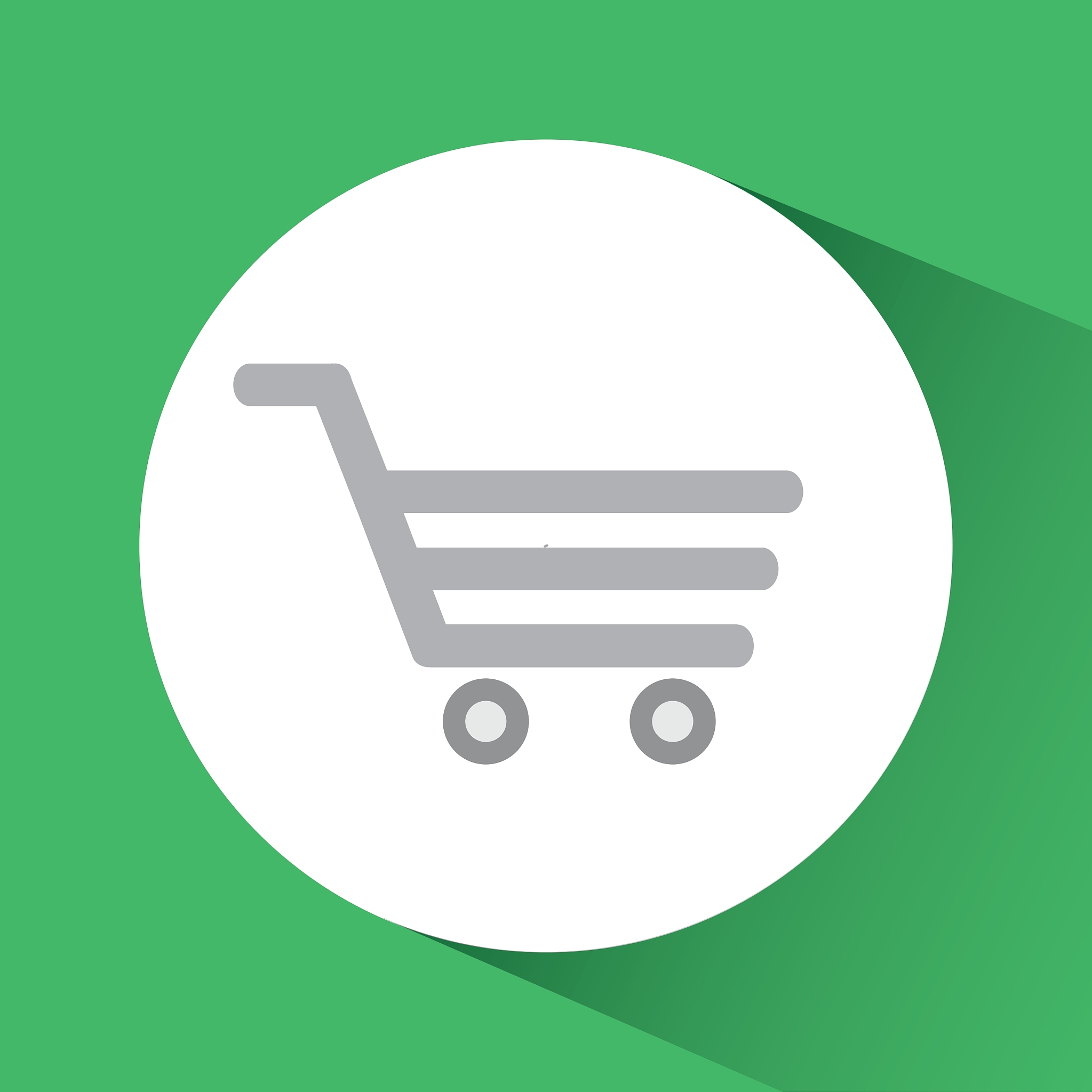 shopping cart online store market icon