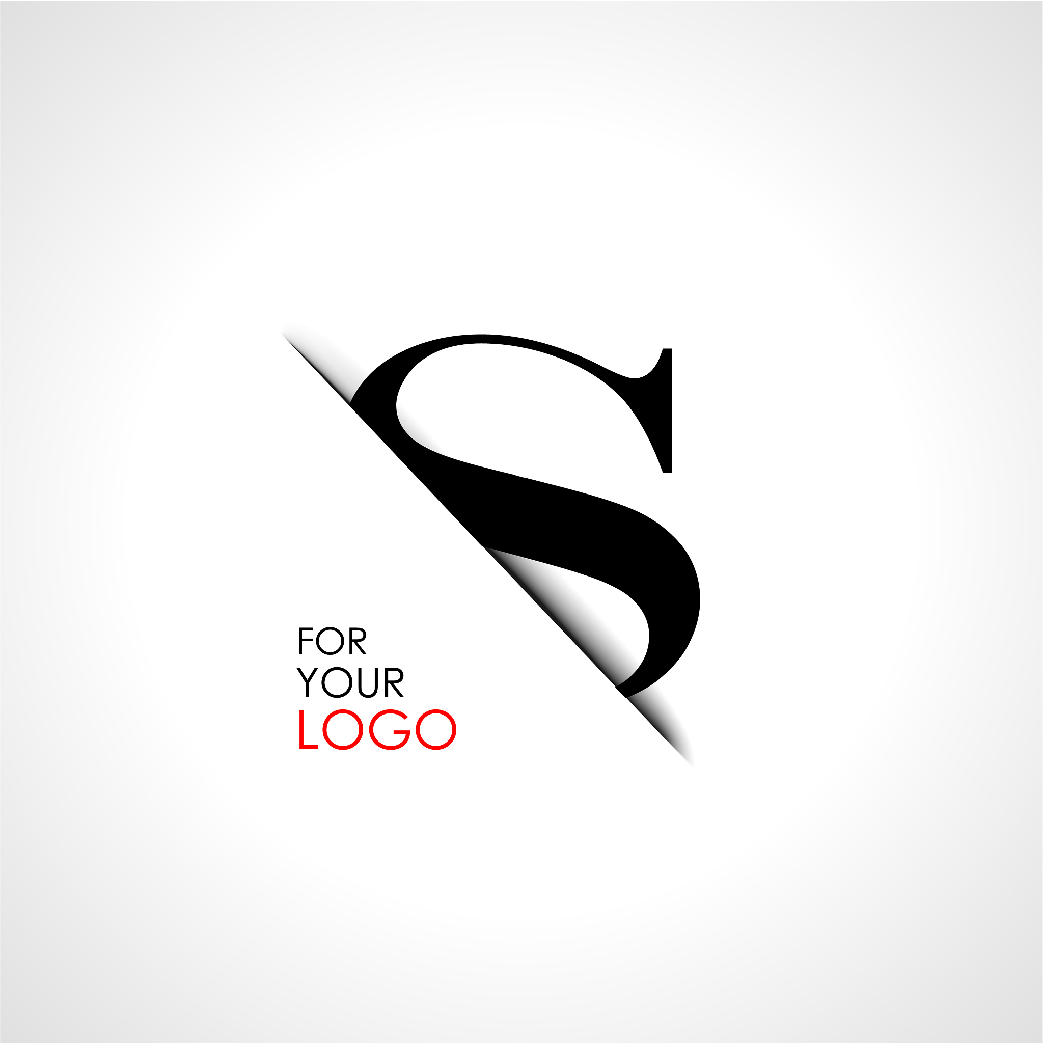 capital s letter is inserted in the paper slot to
