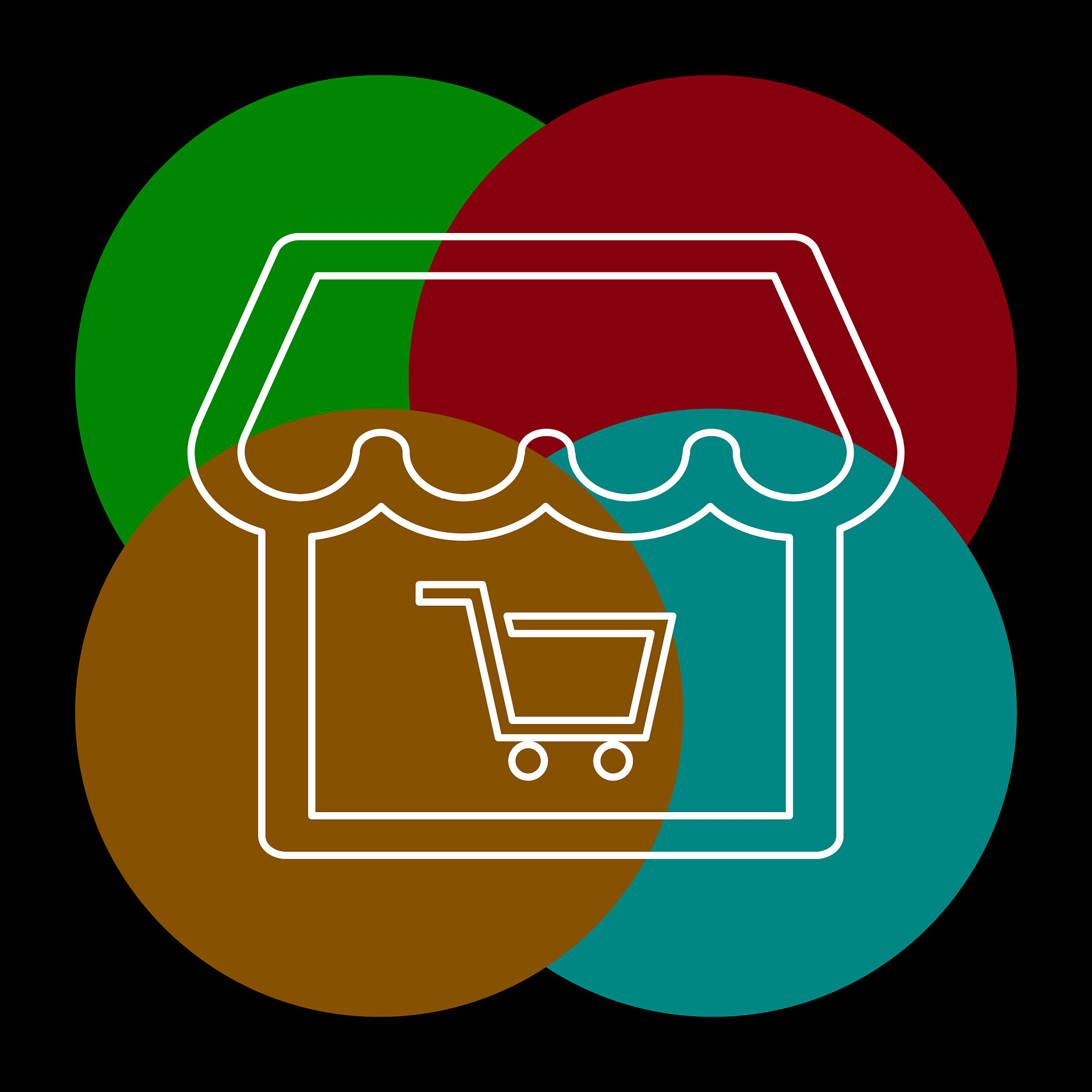 online store icon logo element