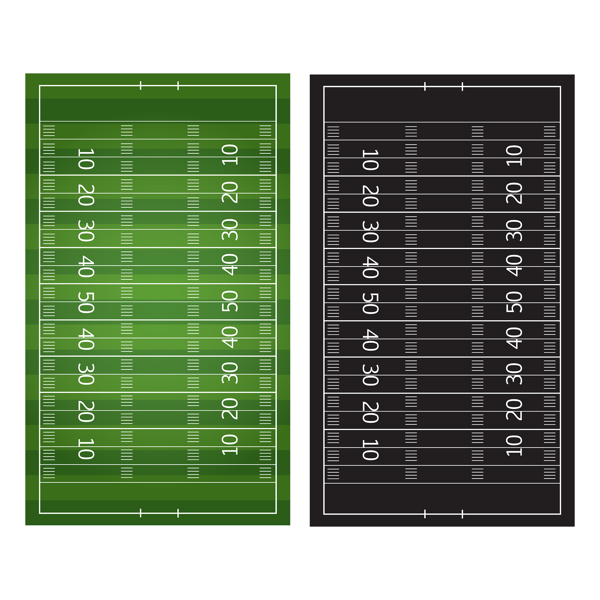 football or soccer game strategy plan isolated on blackboard wit