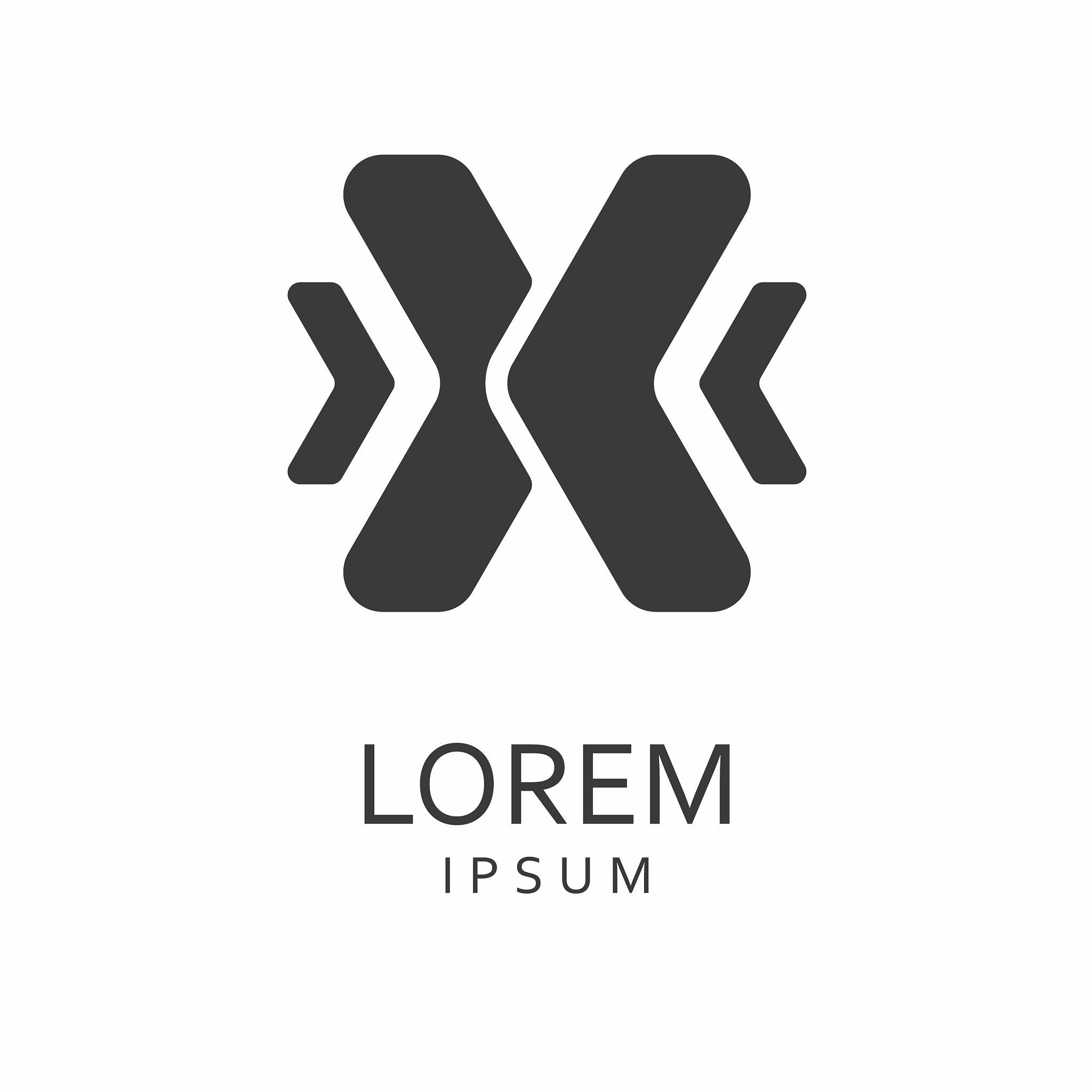 x letter logo icon