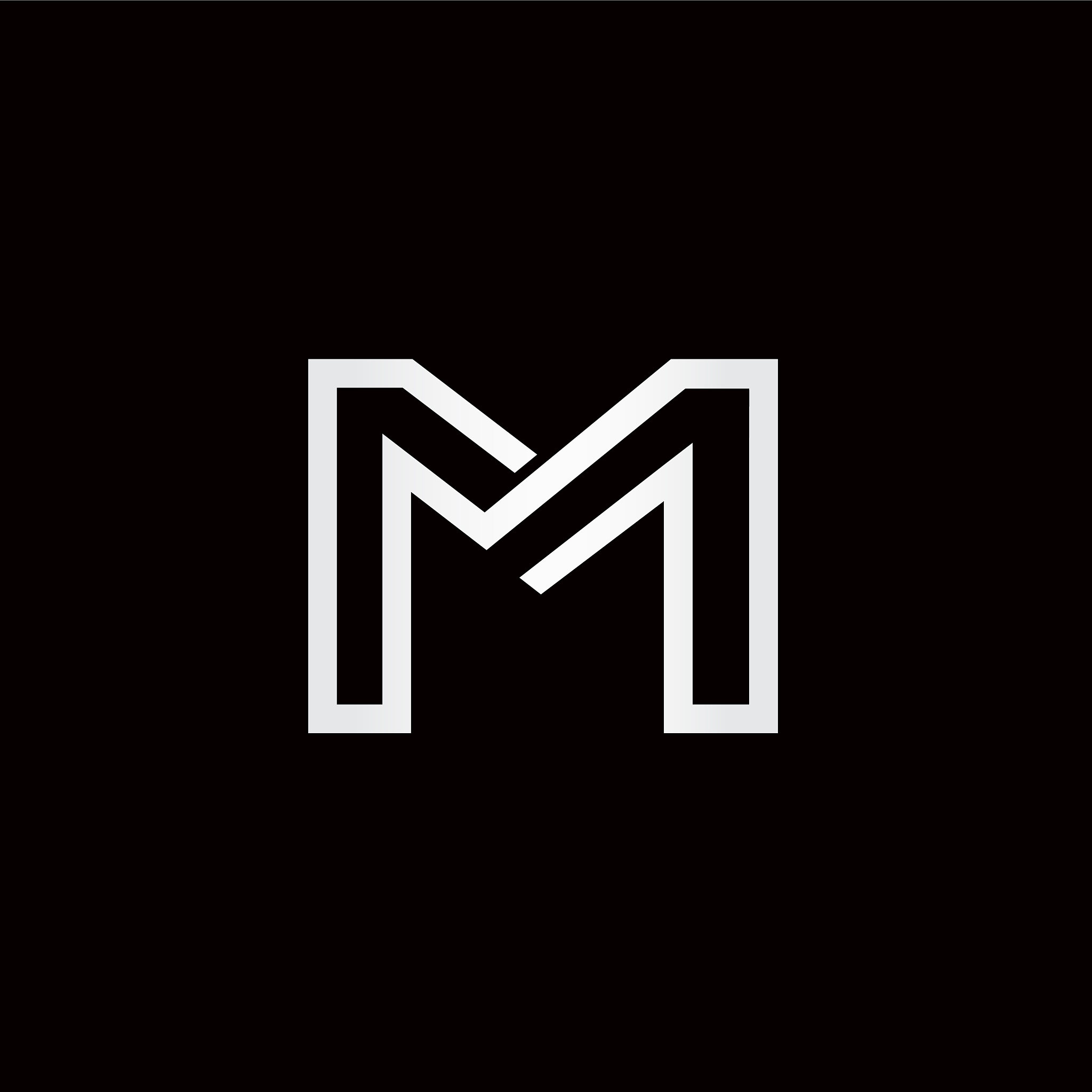 品牌名称,英文字母<strong>m</strong>,创造力,字母,印有花压字品牌,模板,现代,中世纪花