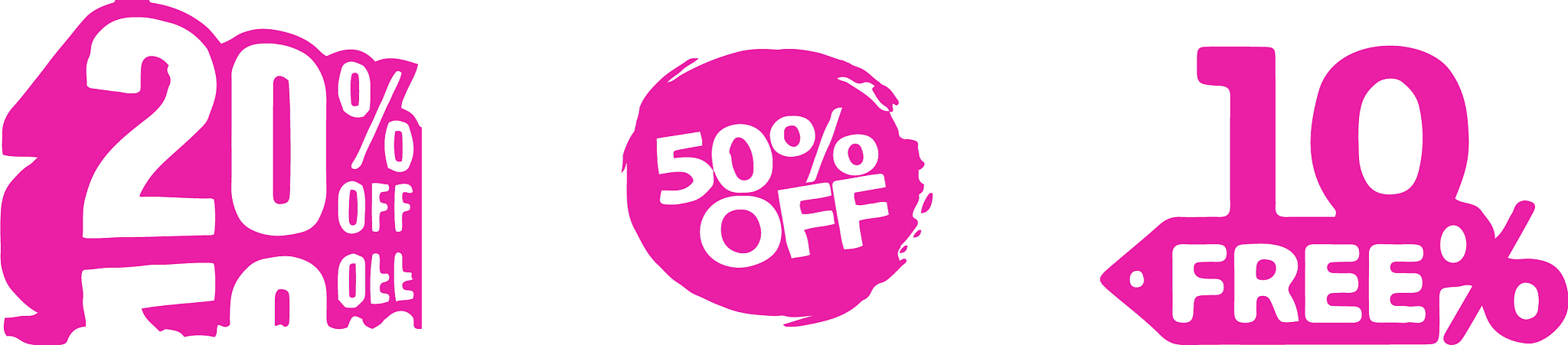 sale discountbanners labels on white bac