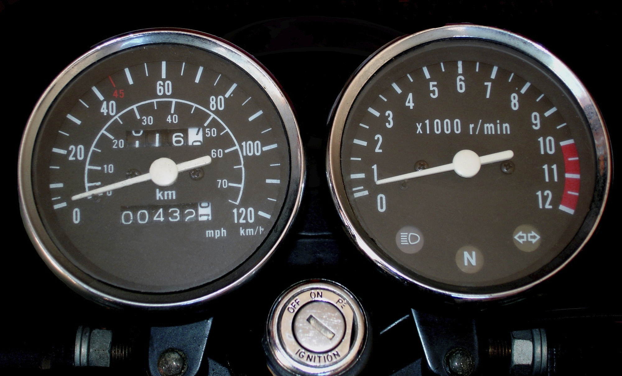 speedo and revs