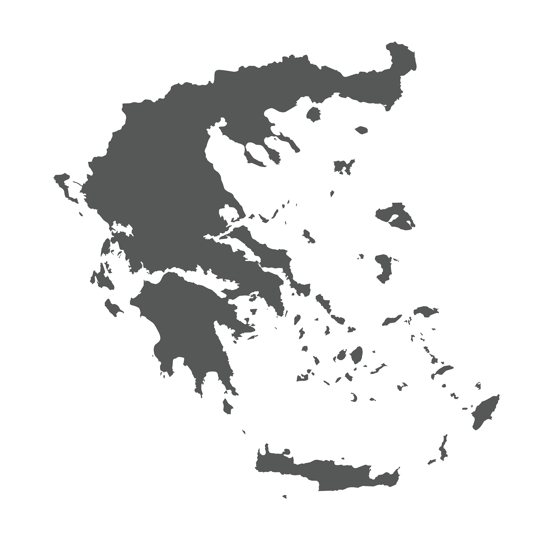 greece vector map.