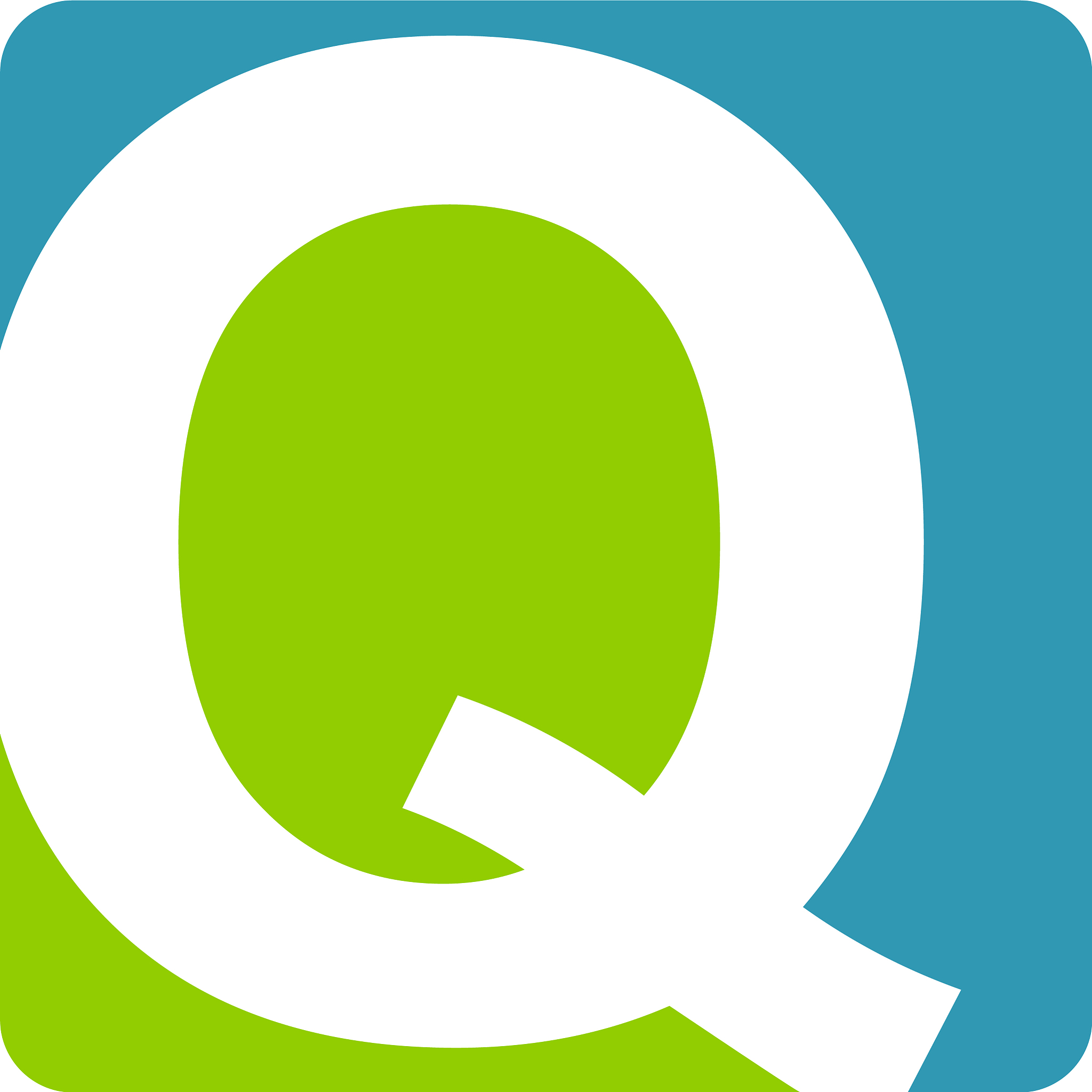 modern solution letter q