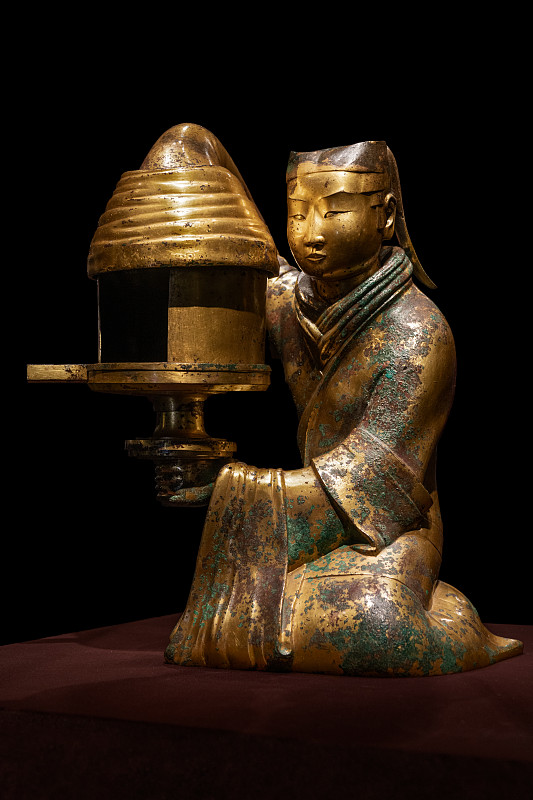 长信宫灯,西汉,国家一级文物,河北满城汉墓出土,河北博物院藏