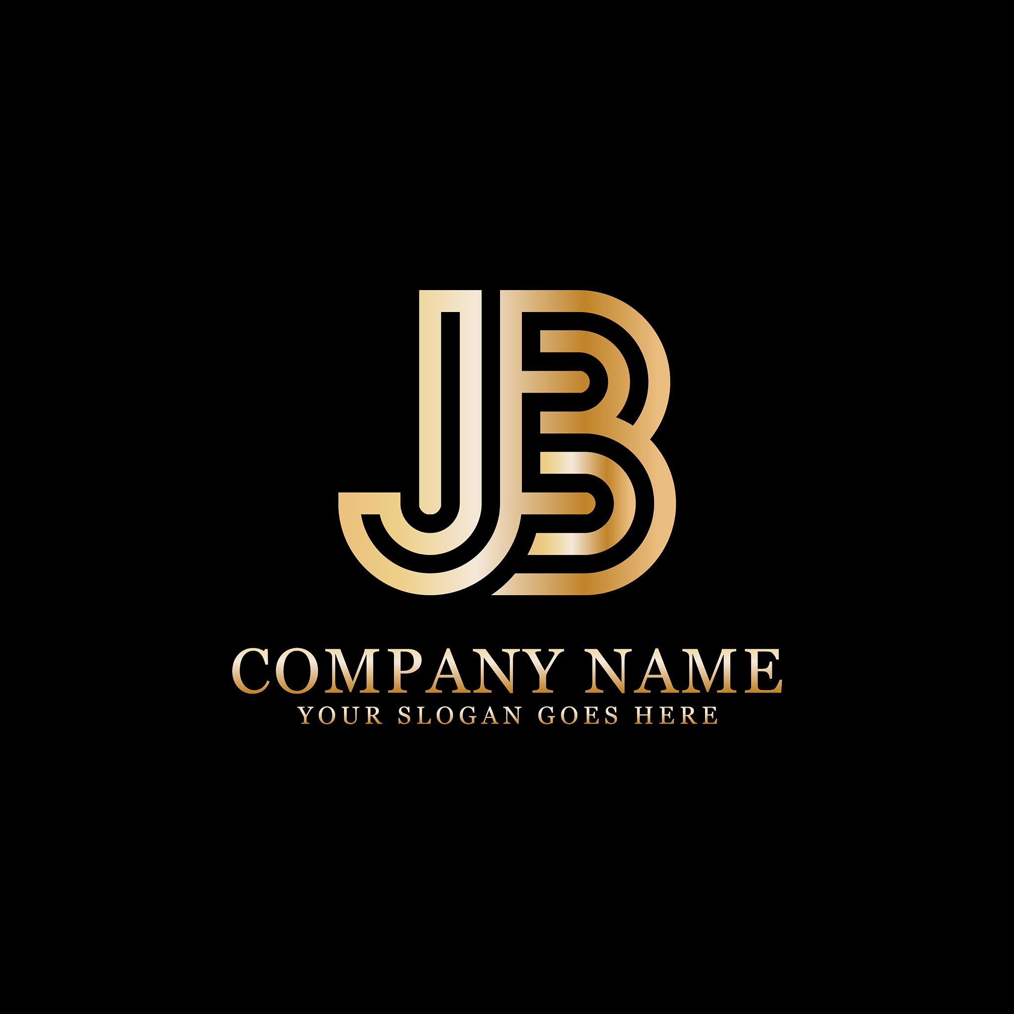 jb monogram logo inspirations letters logo