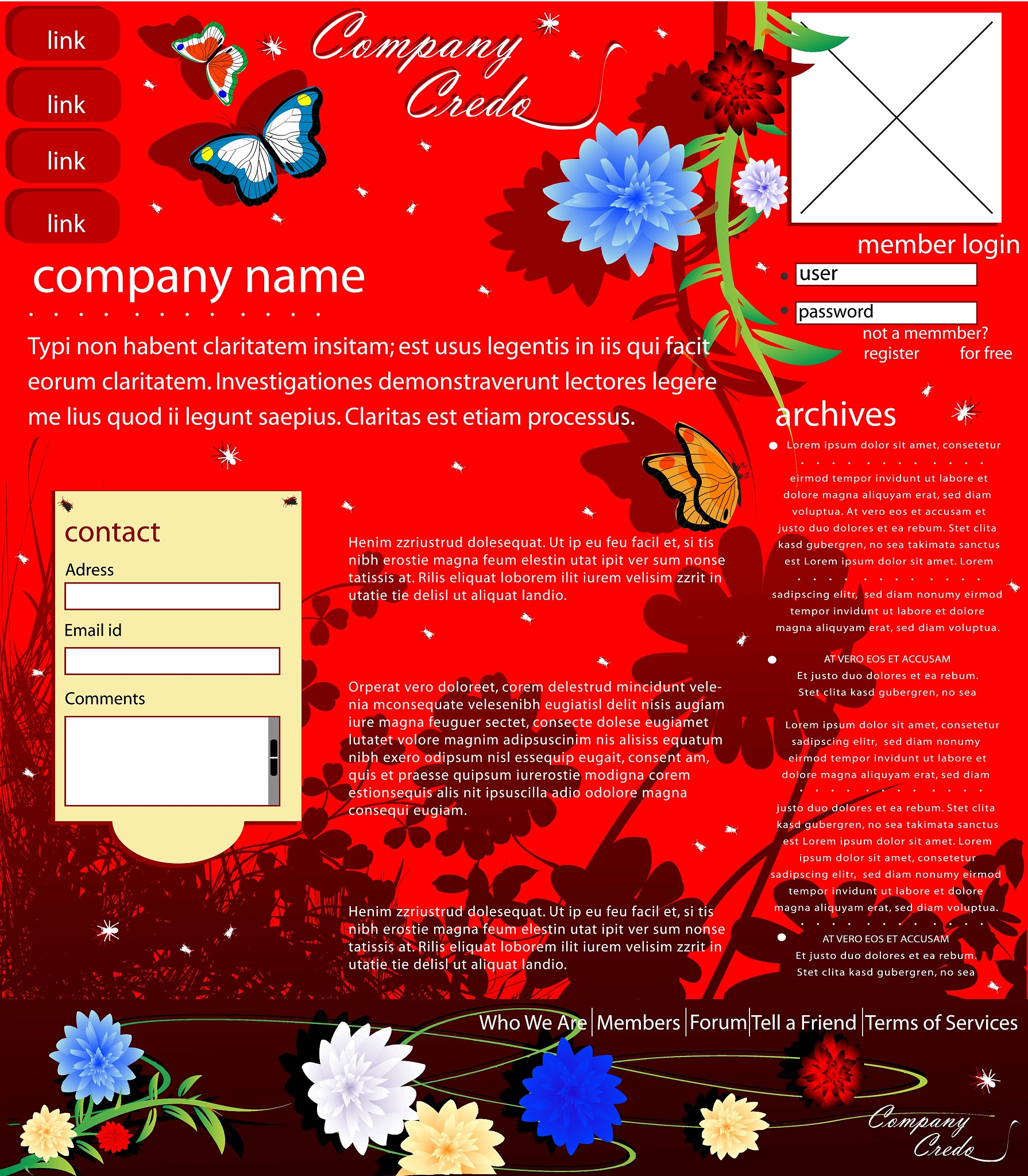 web template