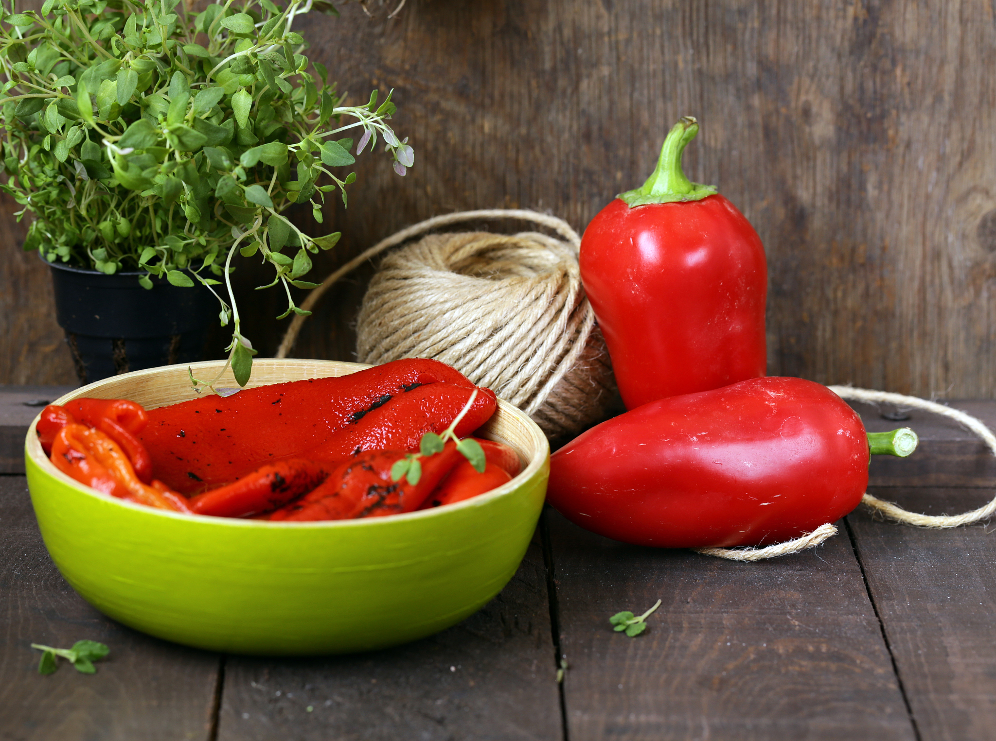 烤尖椒用英语怎么说