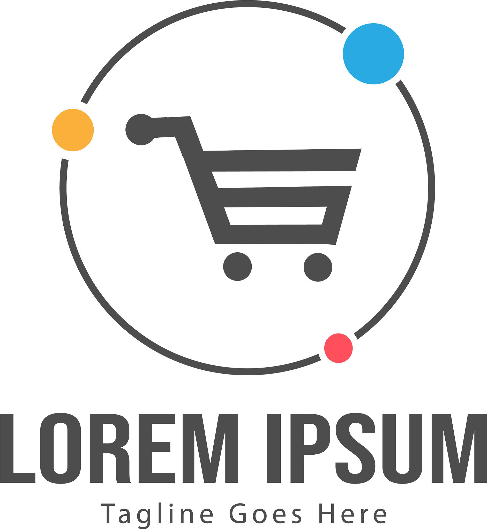 shopping logo template design shopping logo with