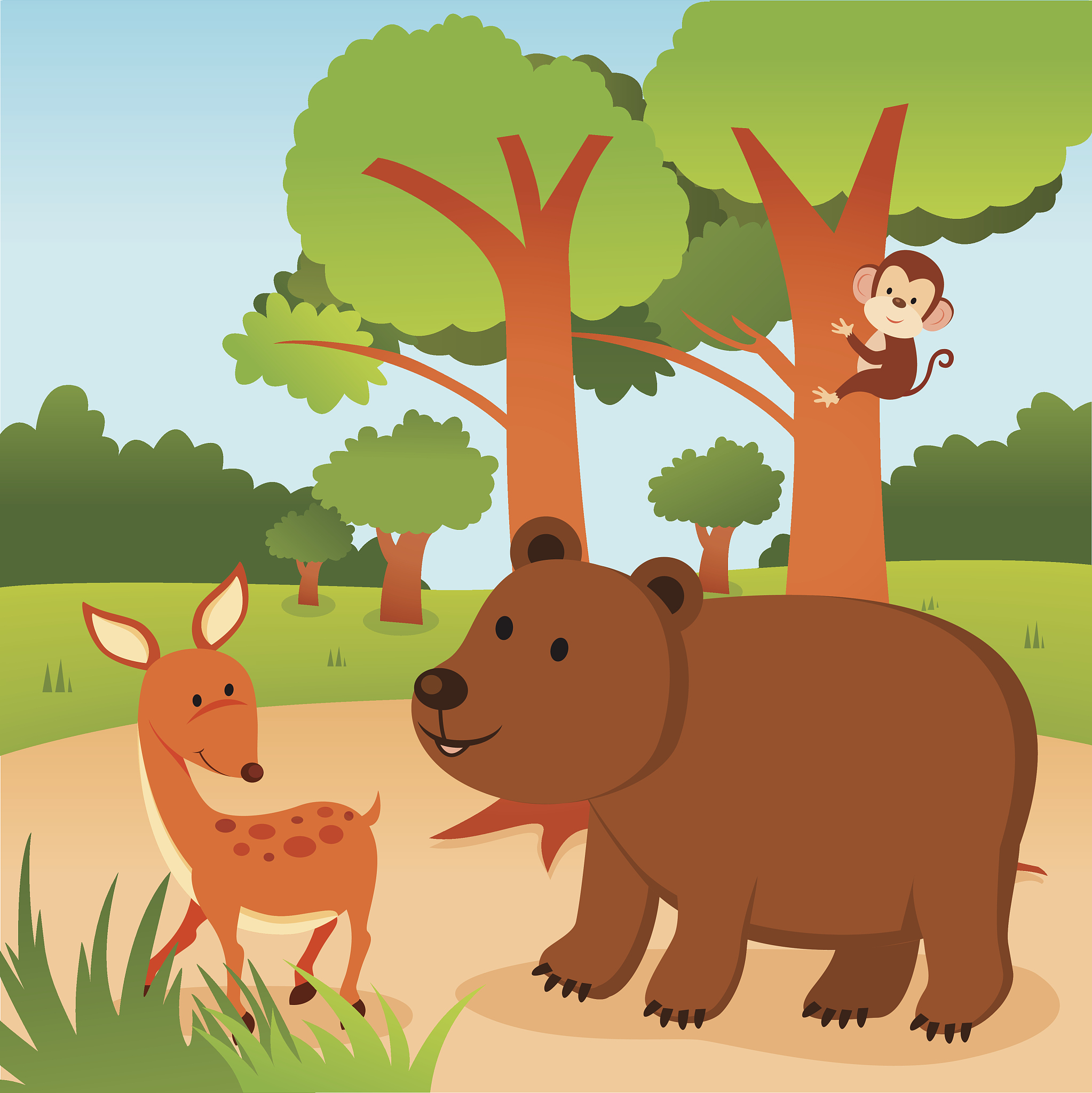 小熊的故事：勇敢面对困难，独立成长