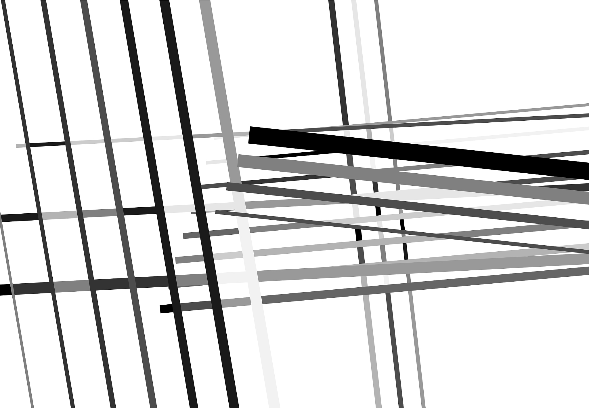 abstract geometric art with random chaotic lines