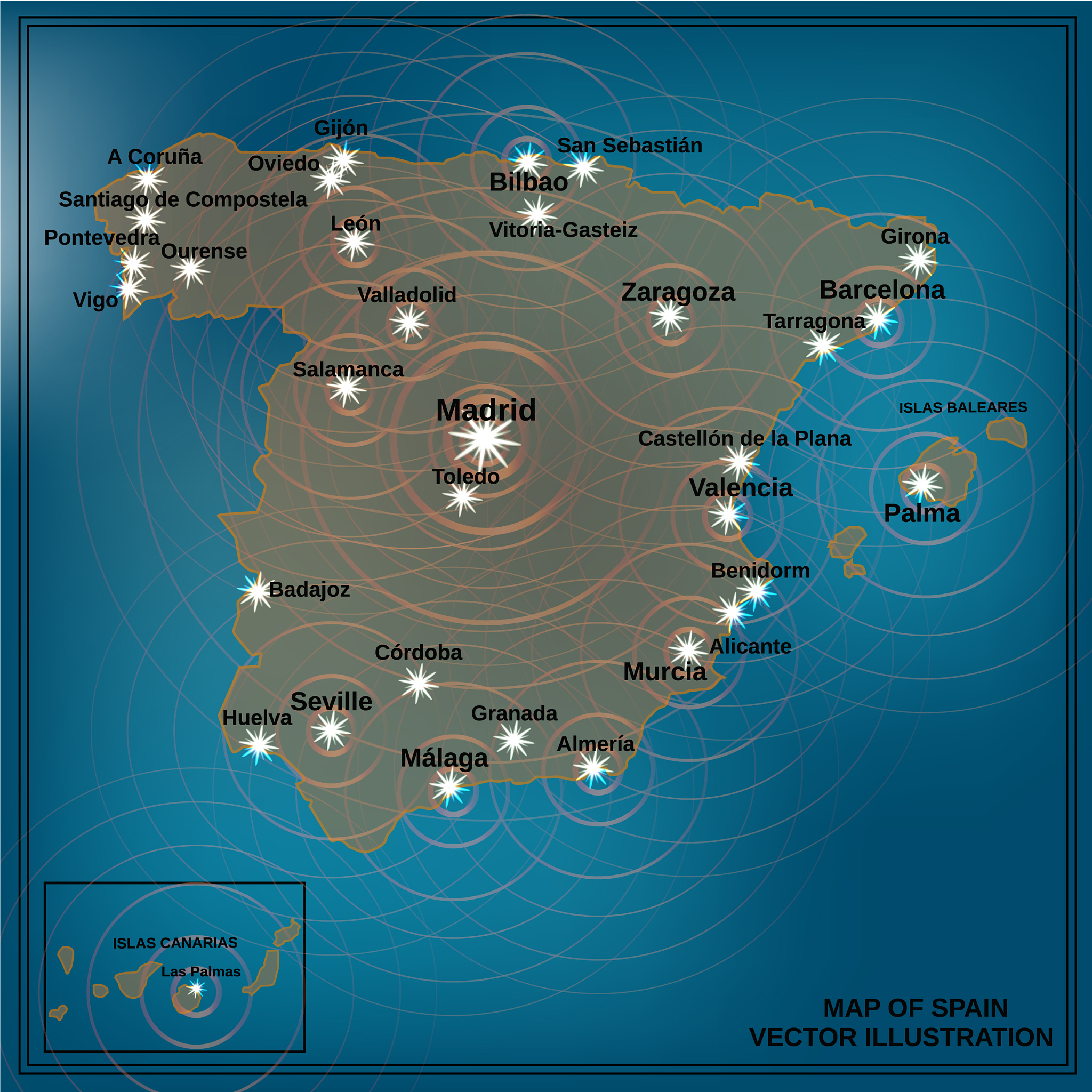 spain map