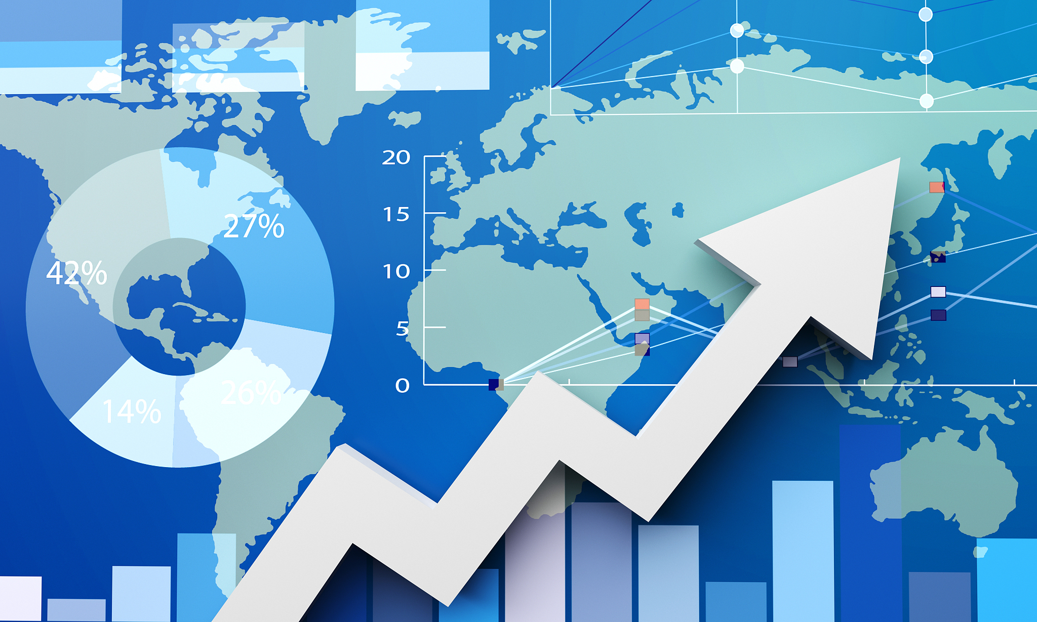 world economy going up