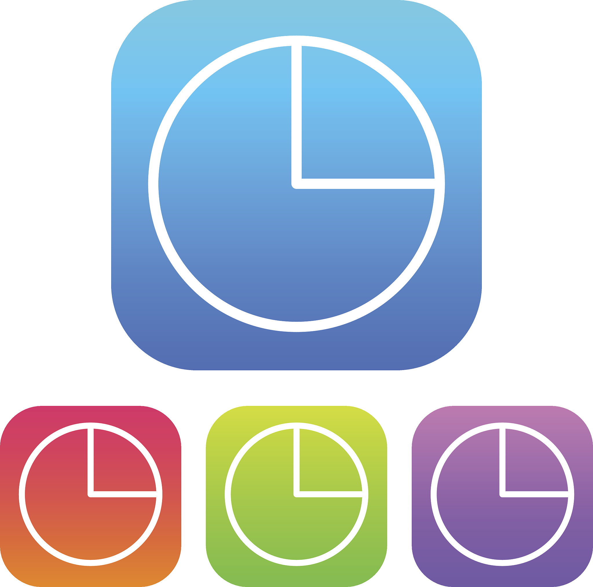 superlight interface pie chart icon