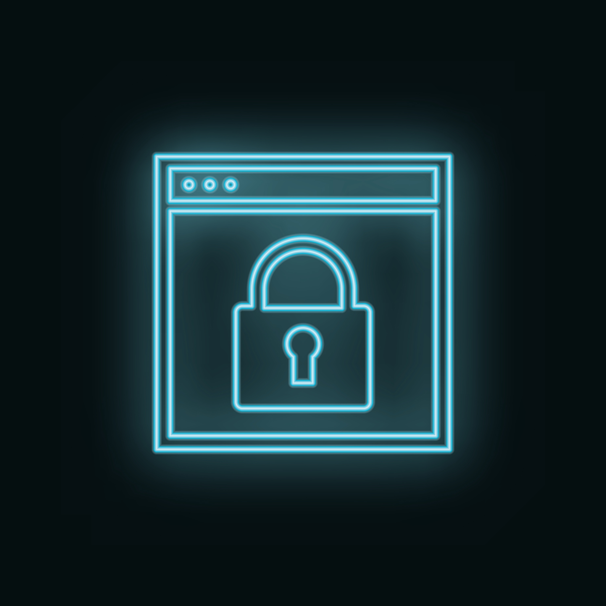 site key look neon icon web development icon