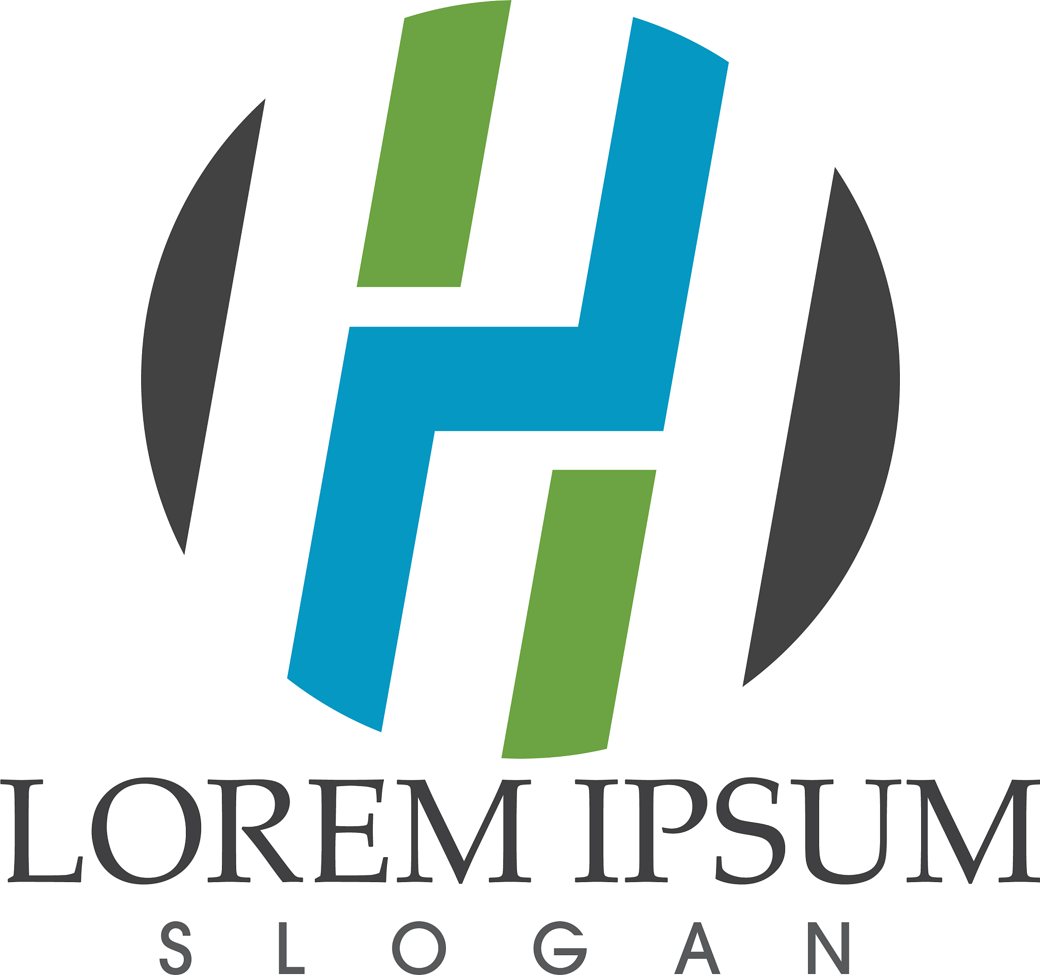 h letters business logo and symbols template