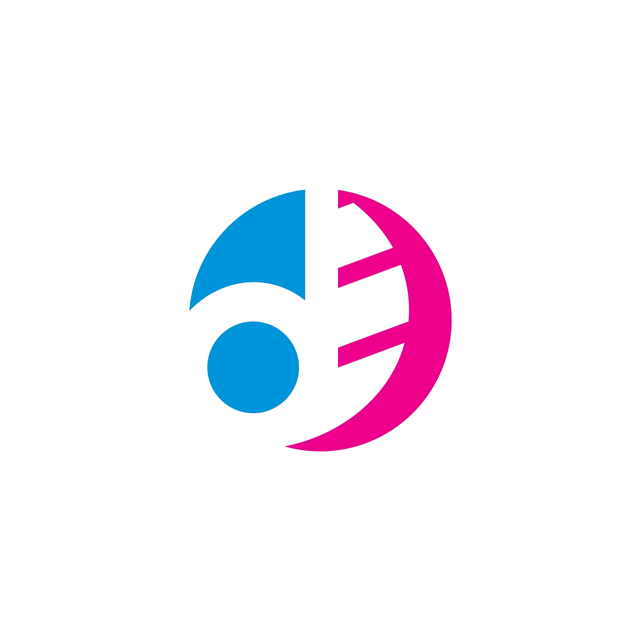sign of the letter d and e
