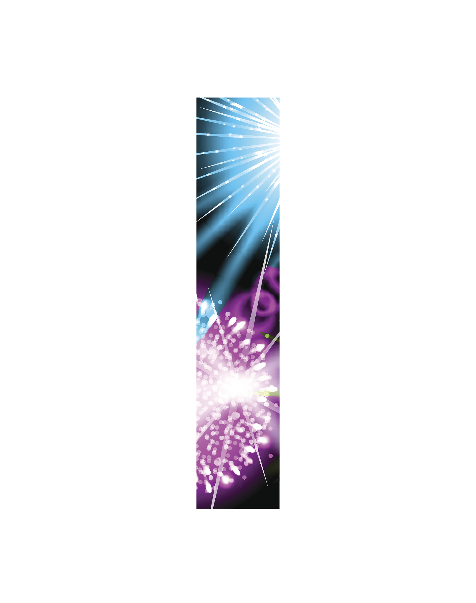sparkler firework letter isolated on white background. vector de