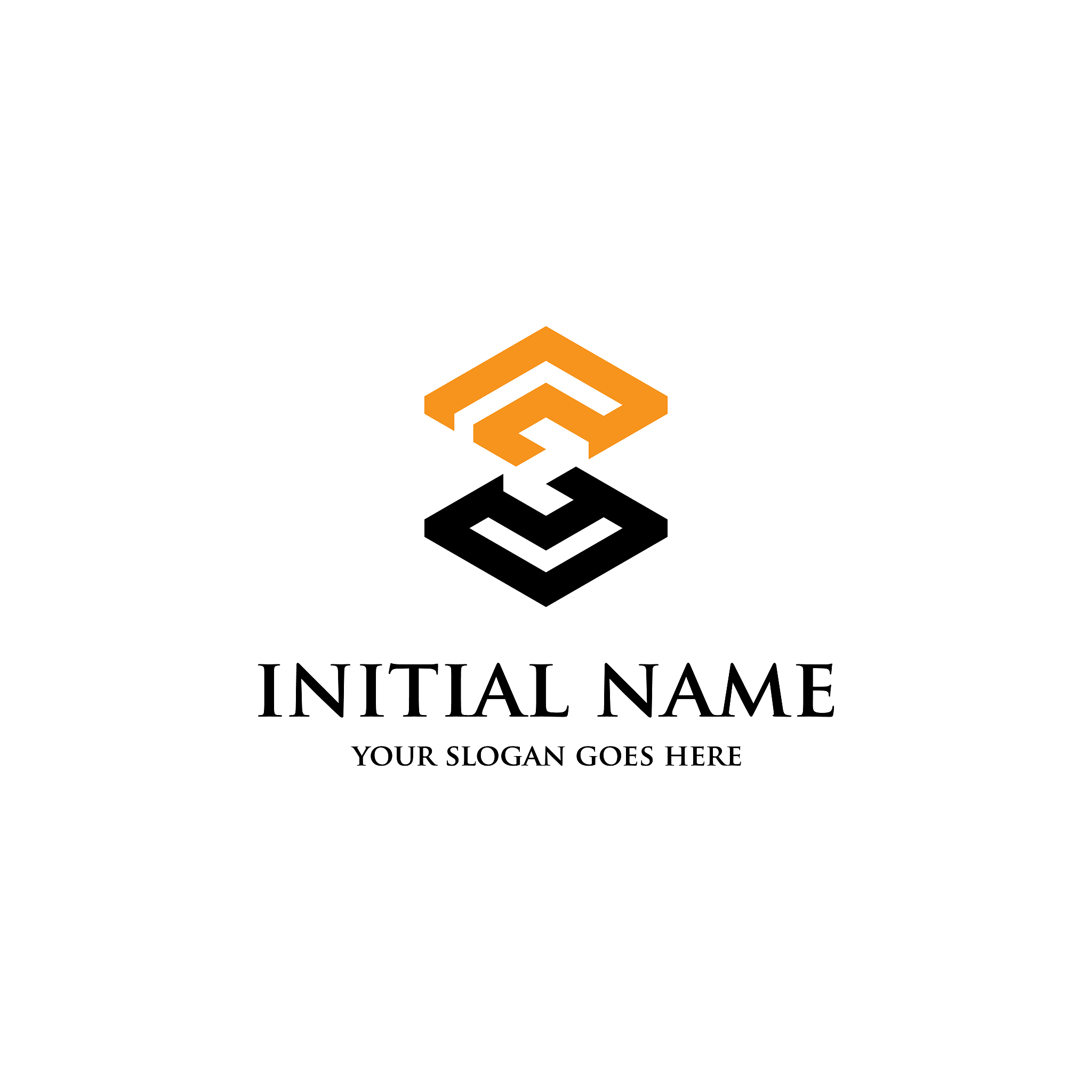 s initial name  stock, s letter  design