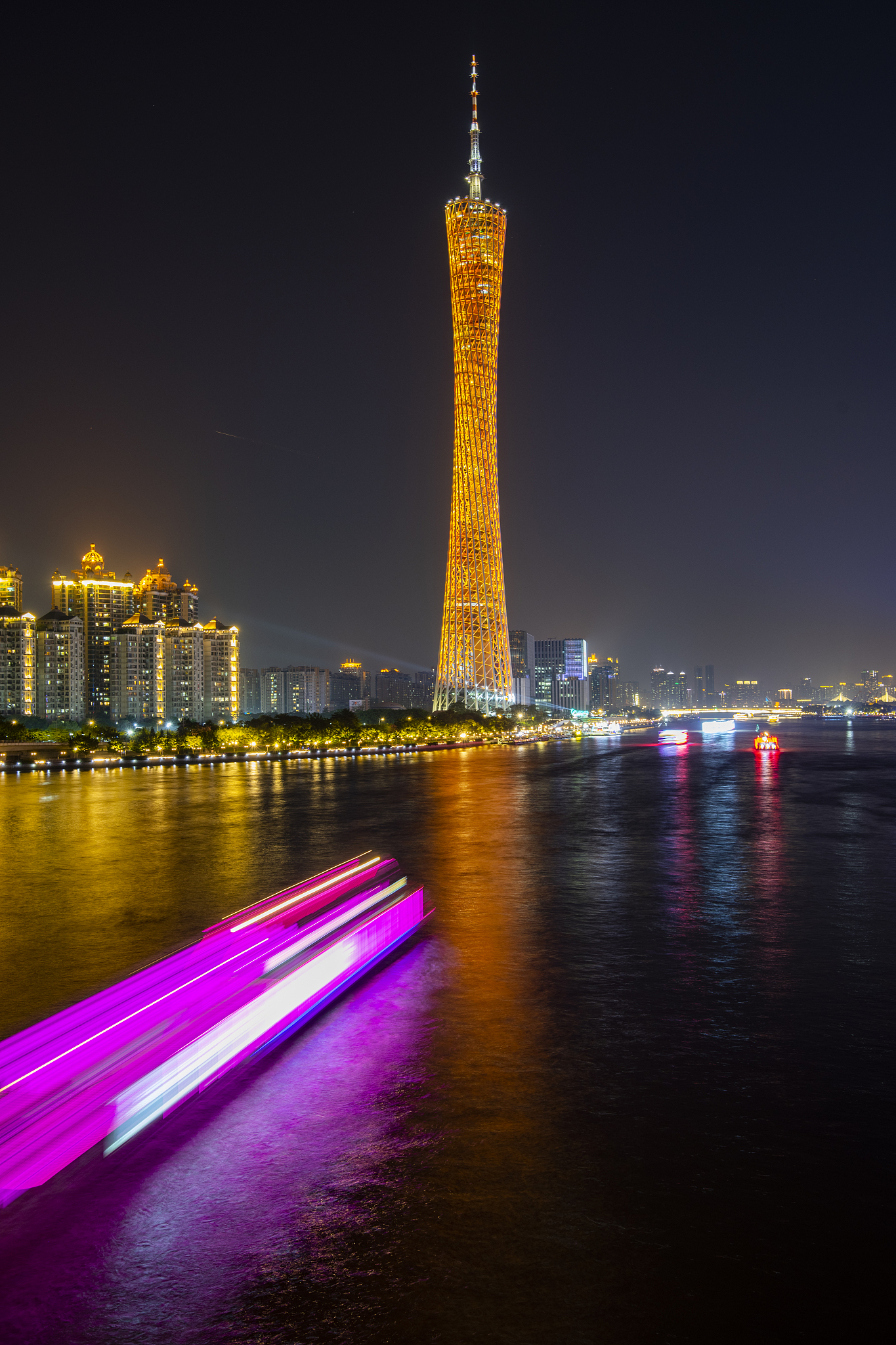 中国广州地标建筑广州塔