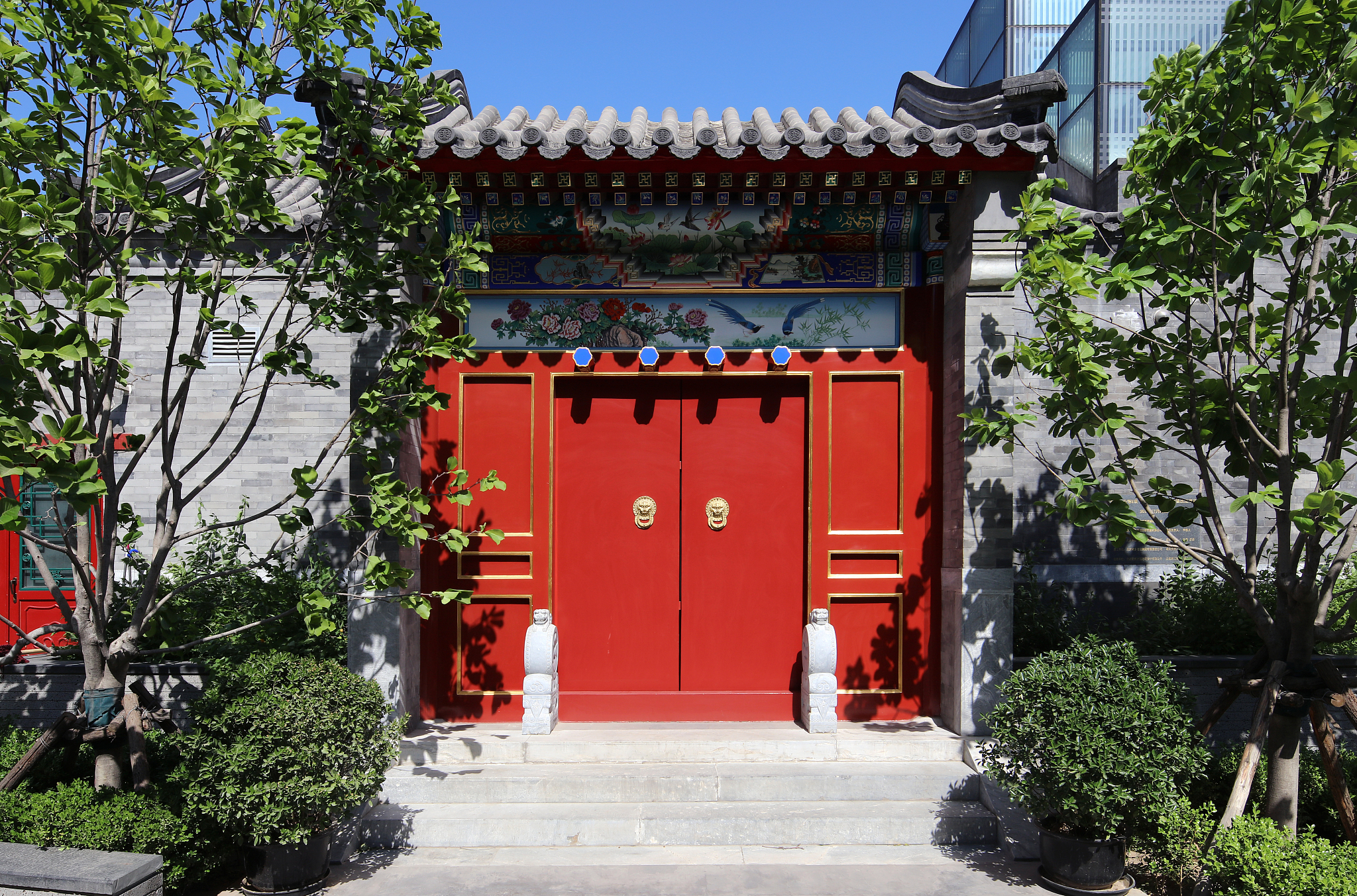四间房子院子大门怎么避免和正房大门正对