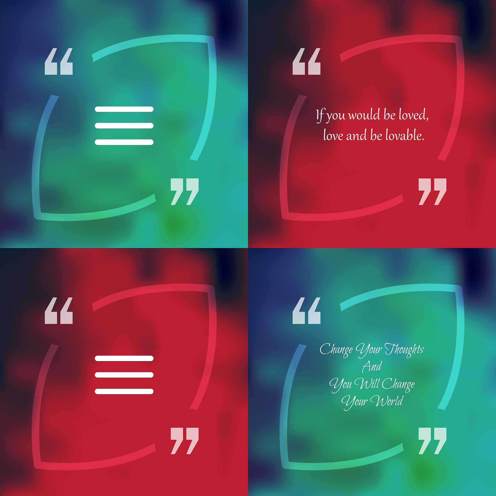 square quote text bubble