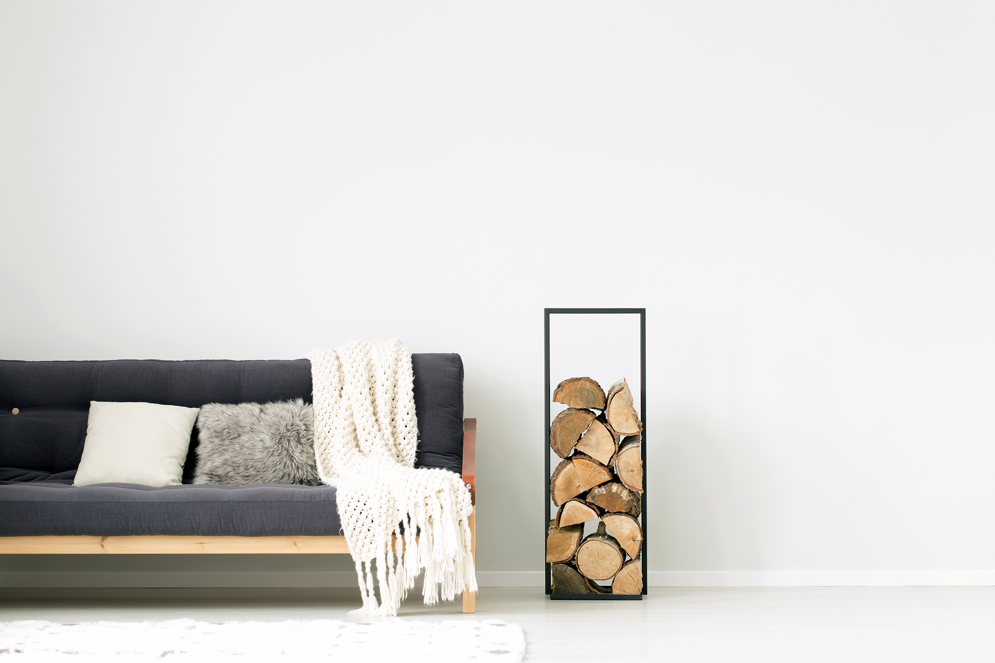 wood in living room