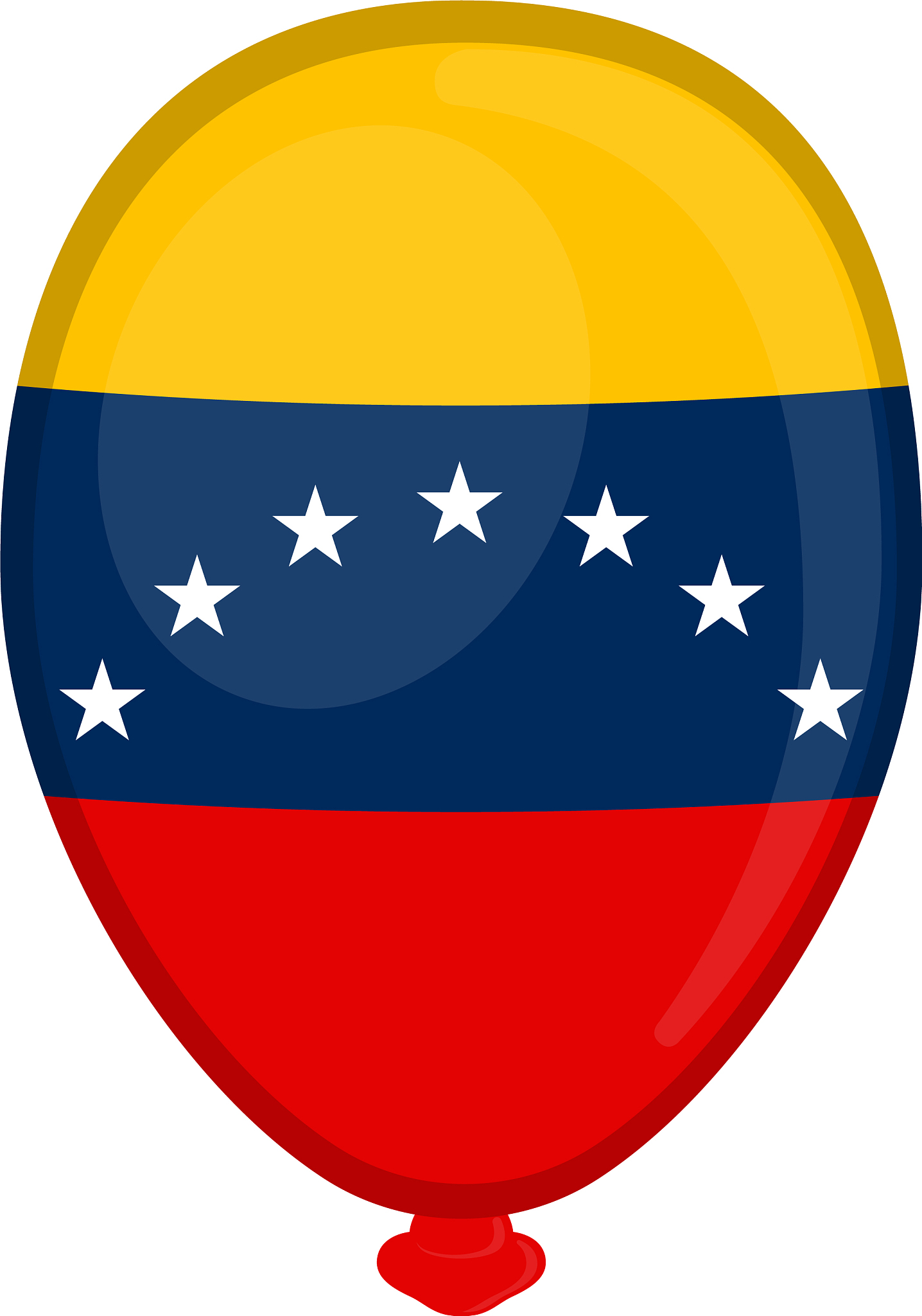 a balloon shaped flag venezuela