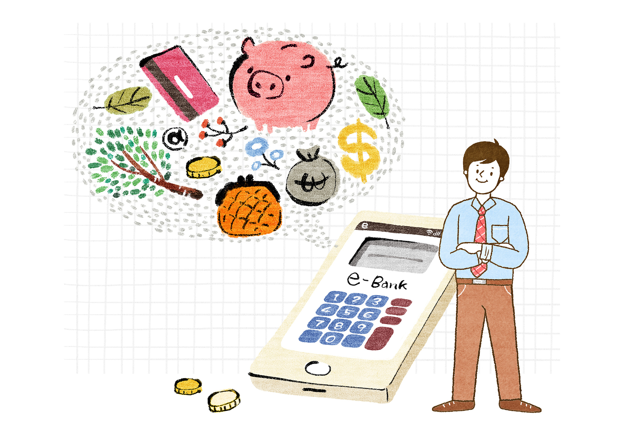 business, finance, banking, insurance, savings, virtual money, i