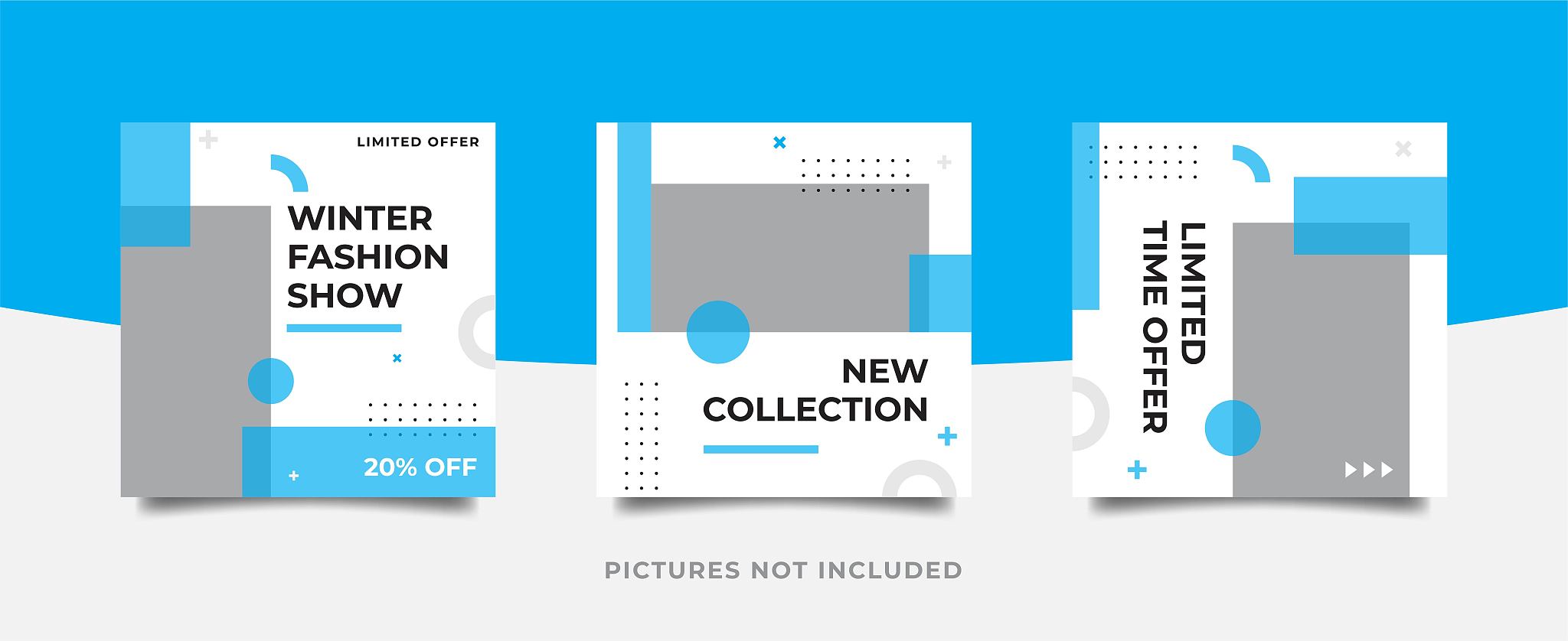modern healthcare social media pack template for discount, promo