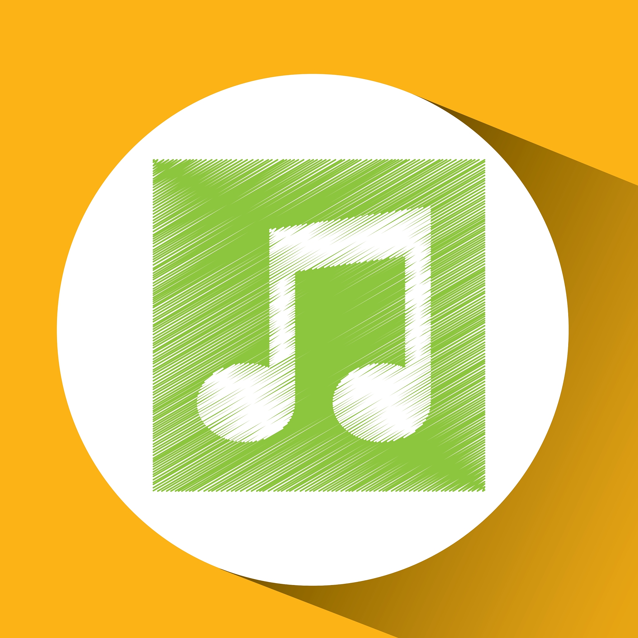 music mobile icon design