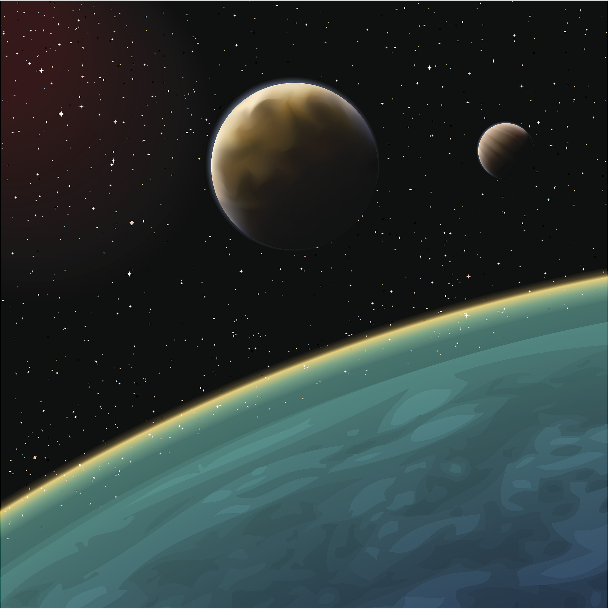 为什么从太空站看夜空是黑色的